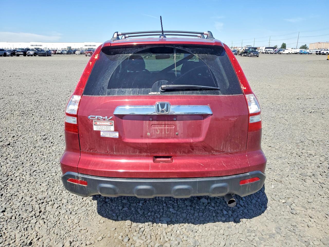 2008 Honda Cr-v Exl Red vin: 5J6RE48758L016197