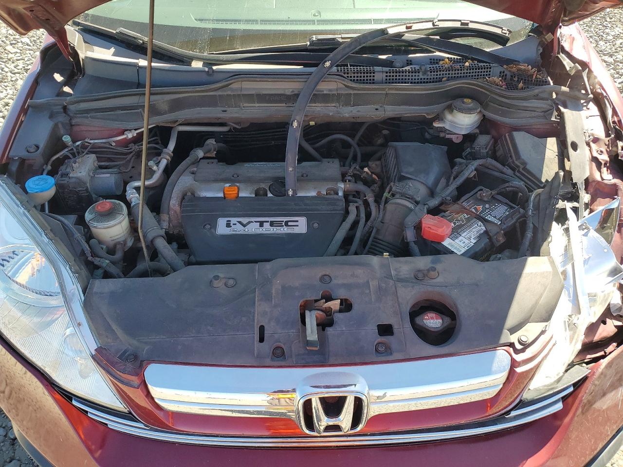 2008 Honda Cr-v Exl Red vin: 5J6RE48758L016197