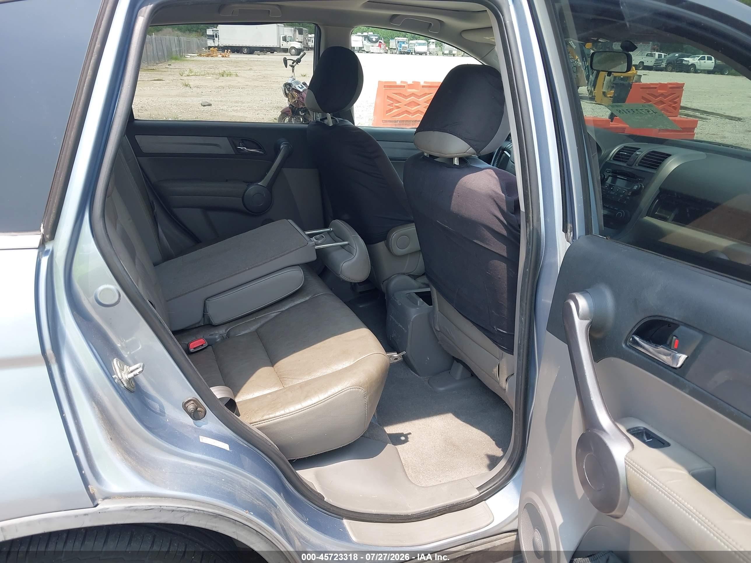 2008 Honda Cr-v Ex-l Blue vin: 5J6RE48758L020704