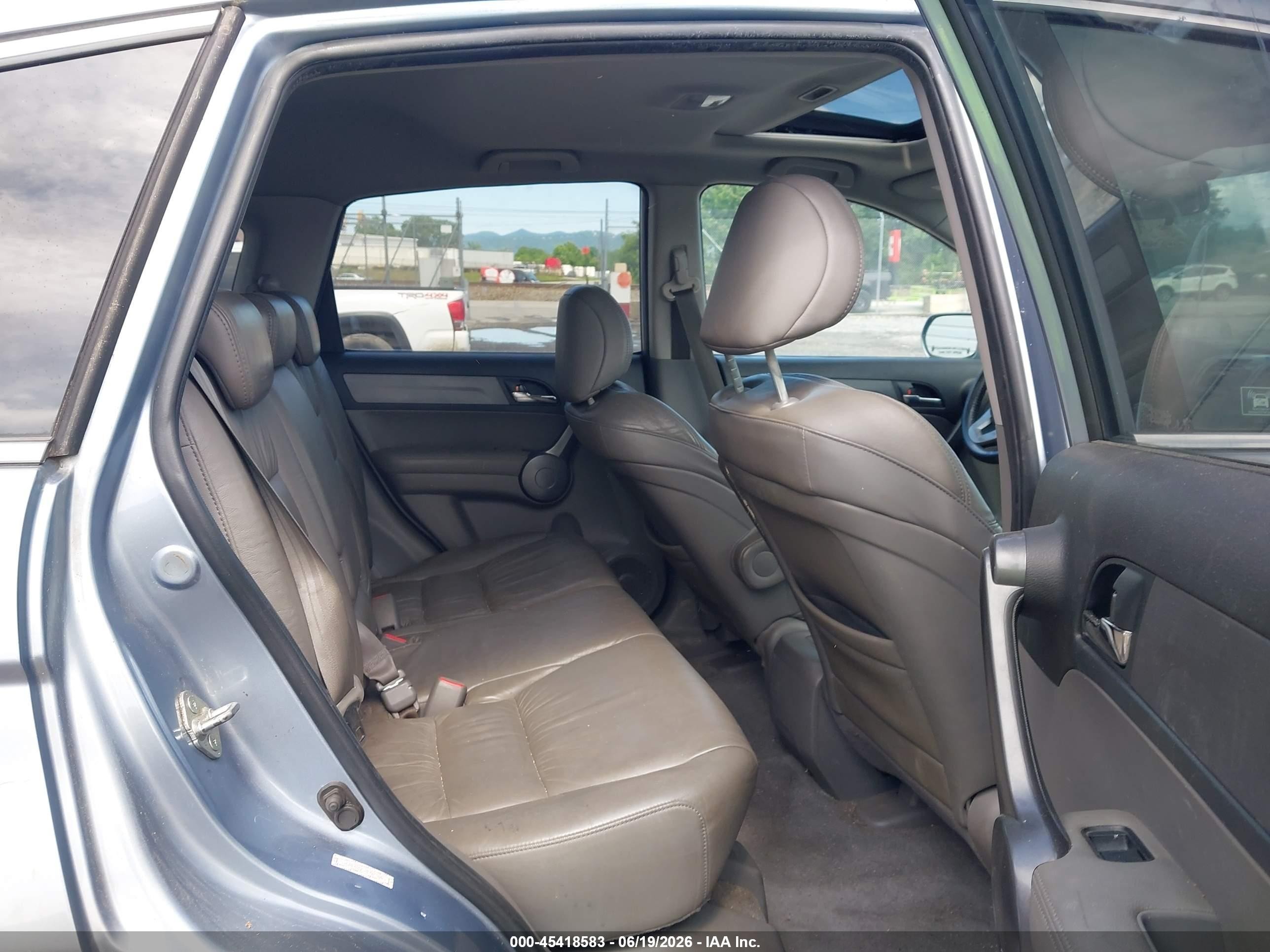 2008 Honda Cr-v Ex-l Blue vin: 5J6RE48758L023845