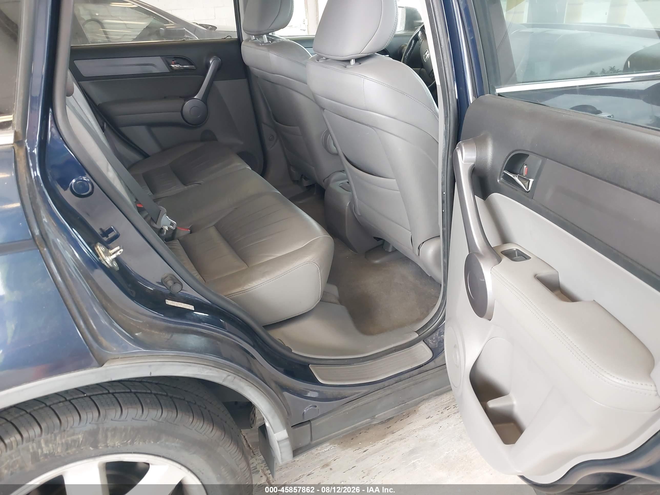 2009 Honda Cr-v Ex-l Blue vin: 5J6RE48759L018808
