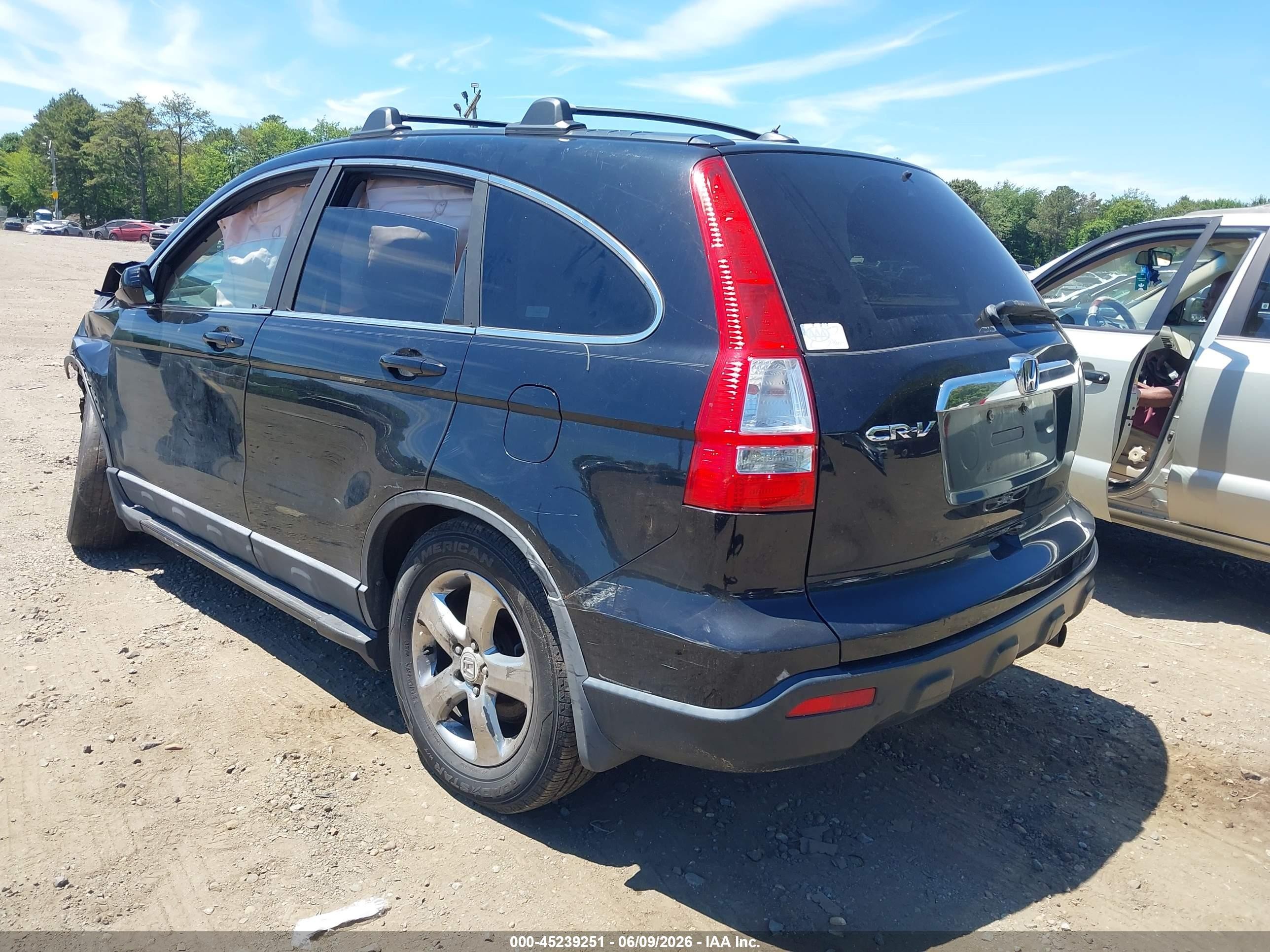 2009 Honda Cr-v Ex-l Black vin: 5J6RE48759L025404