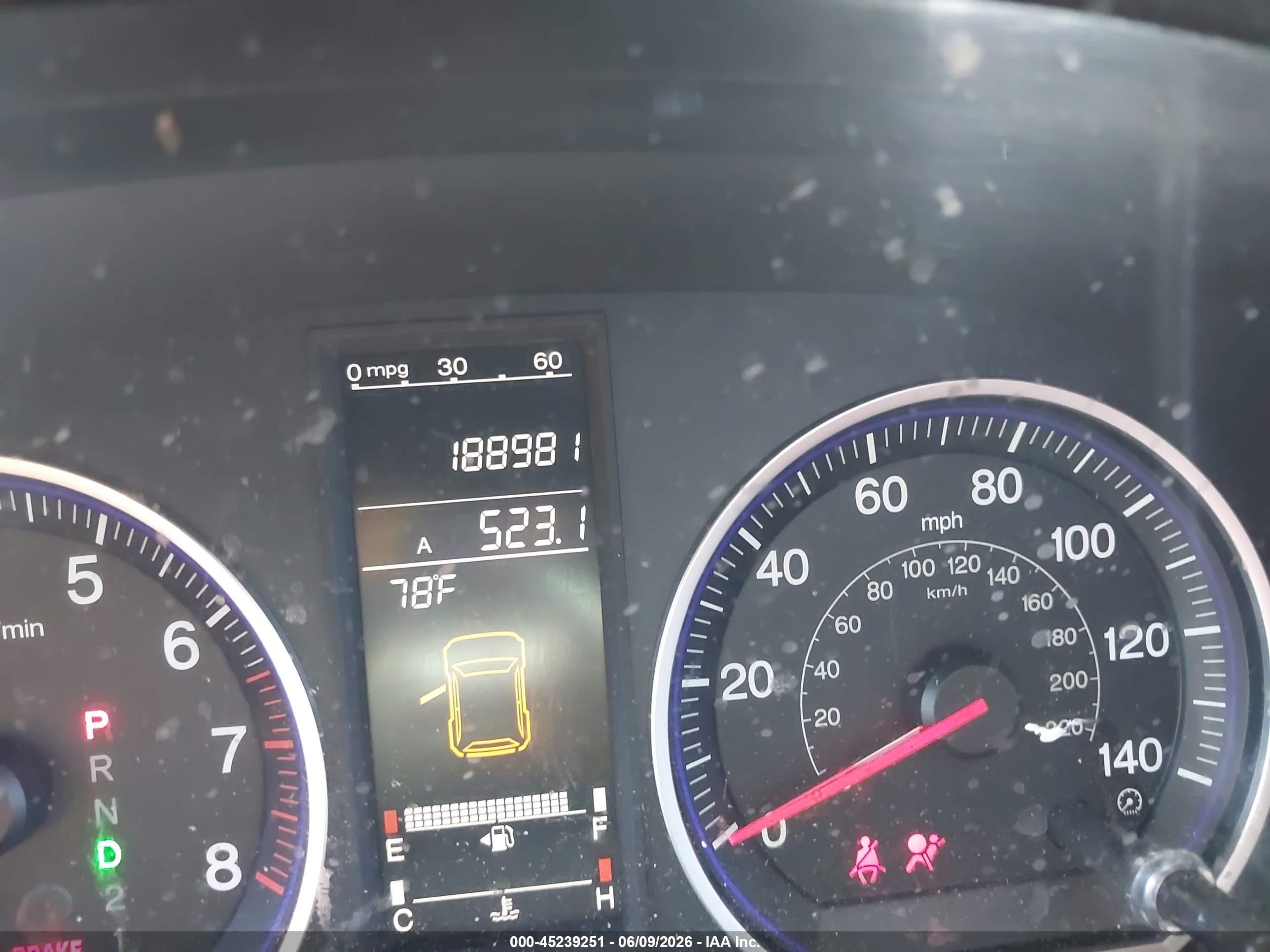 2009 Honda Cr-v Ex-l Black vin: 5J6RE48759L025404