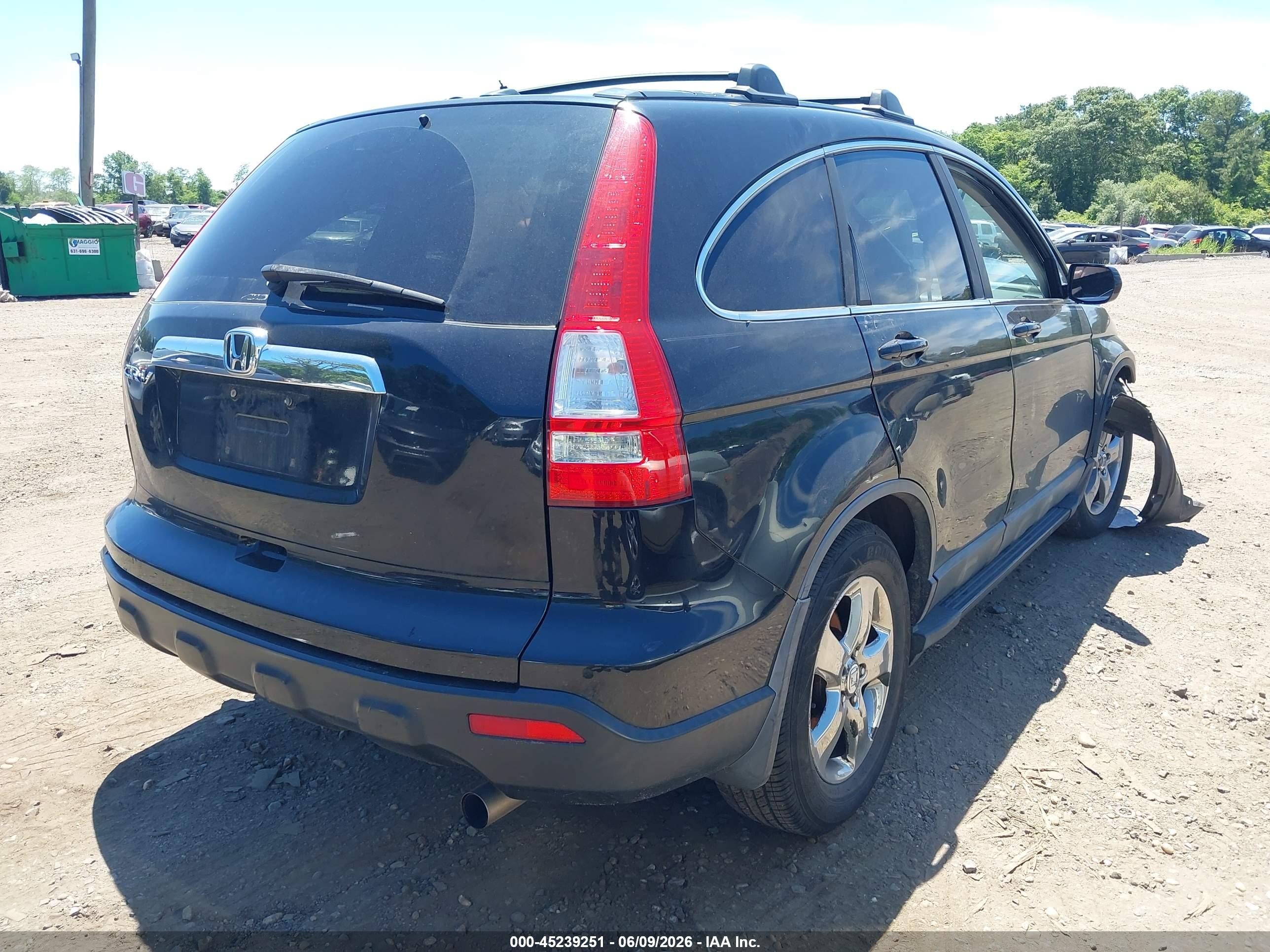 2009 Honda Cr-v Ex-l Black vin: 5J6RE48759L025404