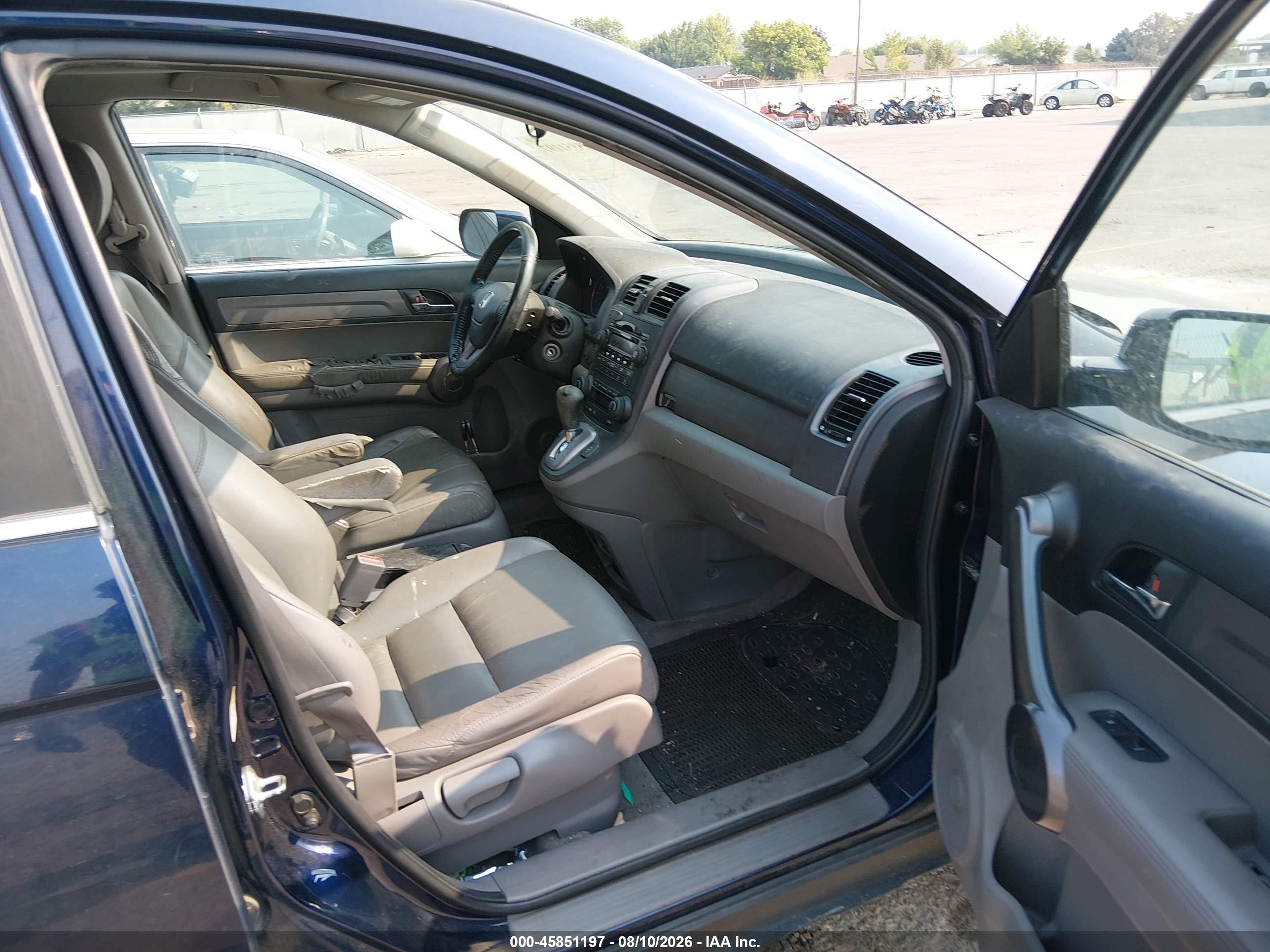 2009 Honda Cr-v Ex-l Blue vin: 5J6RE48759L036113