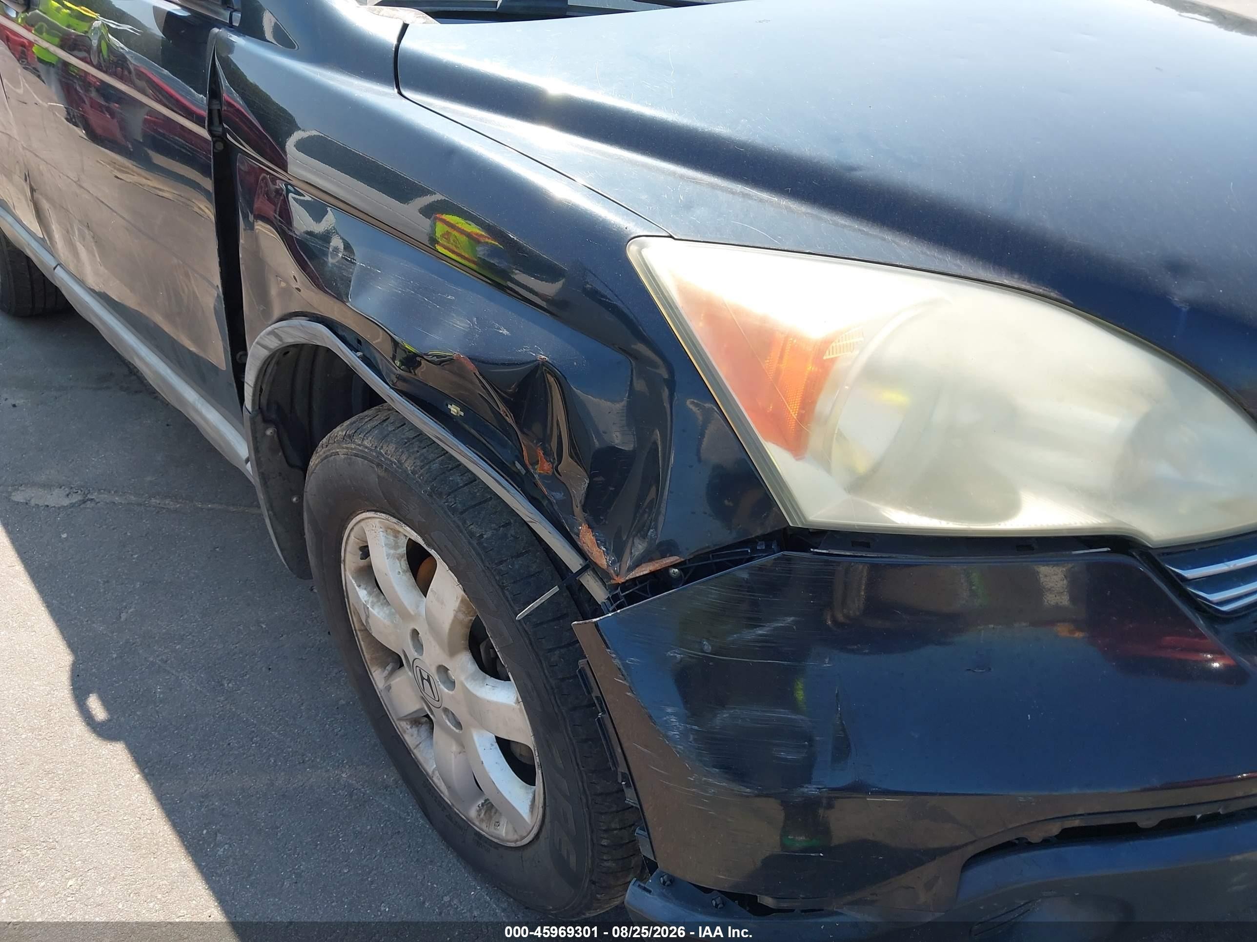 2009 Honda Cr-v Ex-l Blue vin: 5J6RE48759L062369