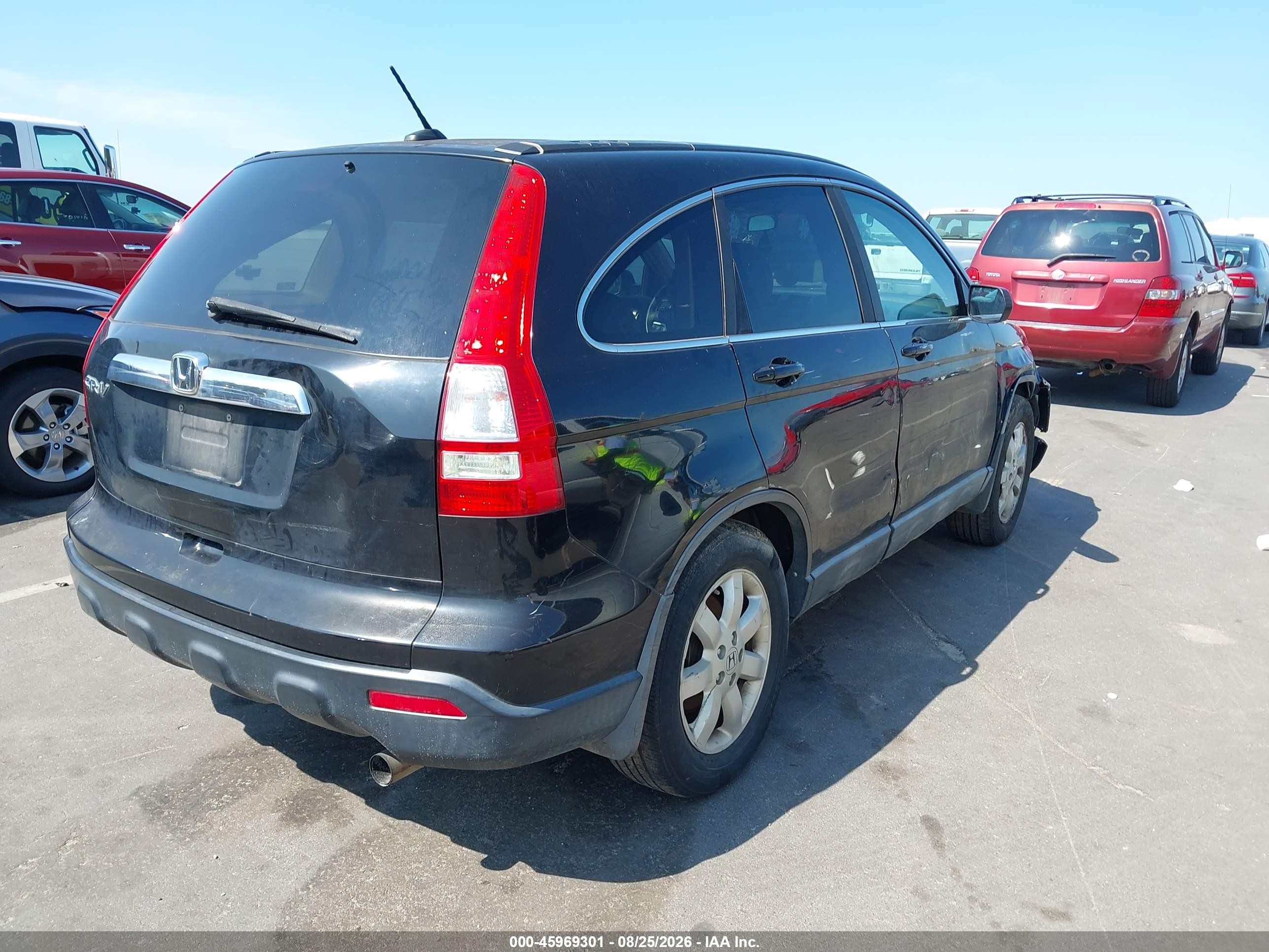 2009 Honda Cr-v Ex-l Blue vin: 5J6RE48759L062369