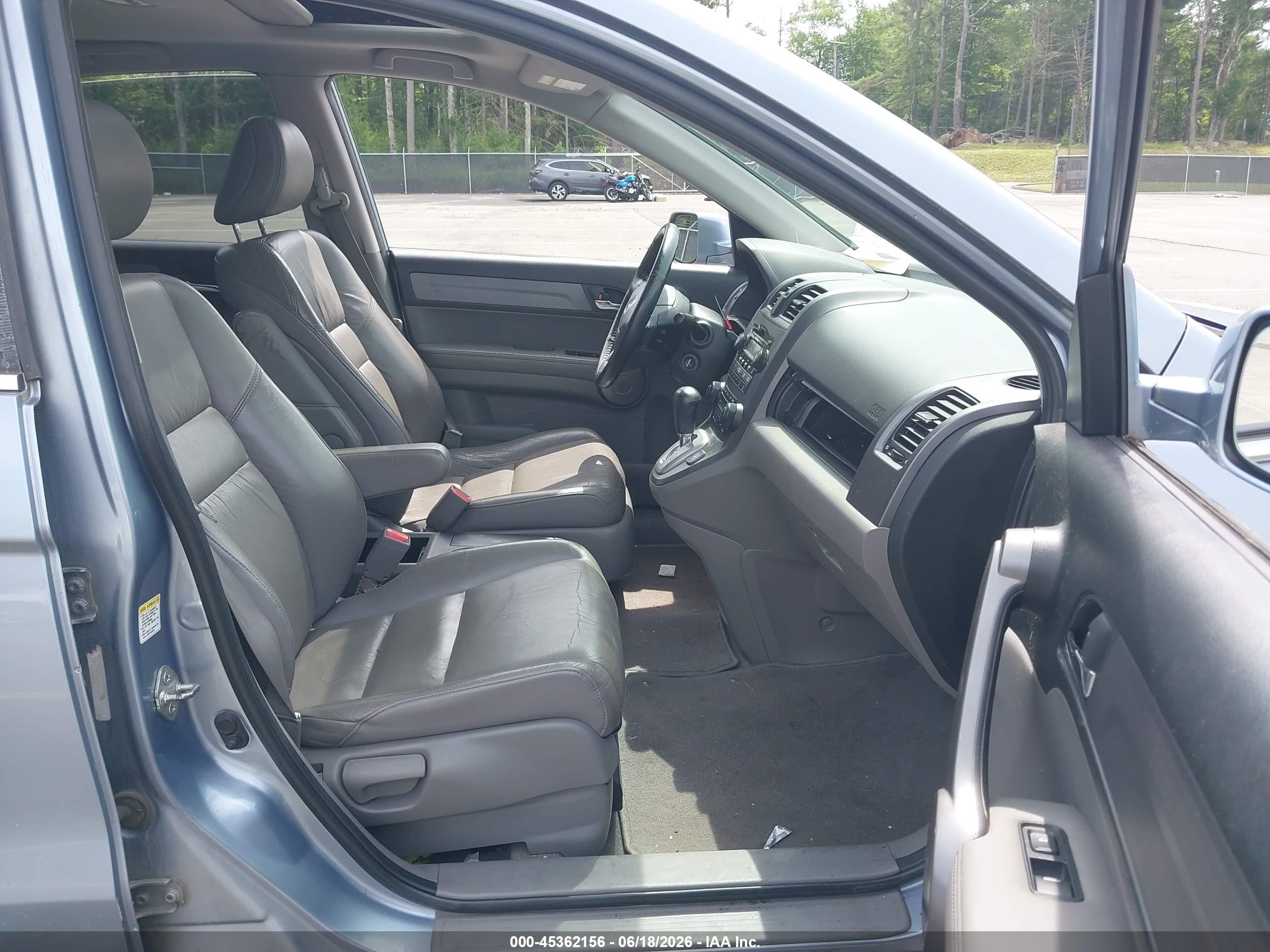 2009 Honda Cr-v Ex-l Light Blue vin: 5J6RE48759L063005