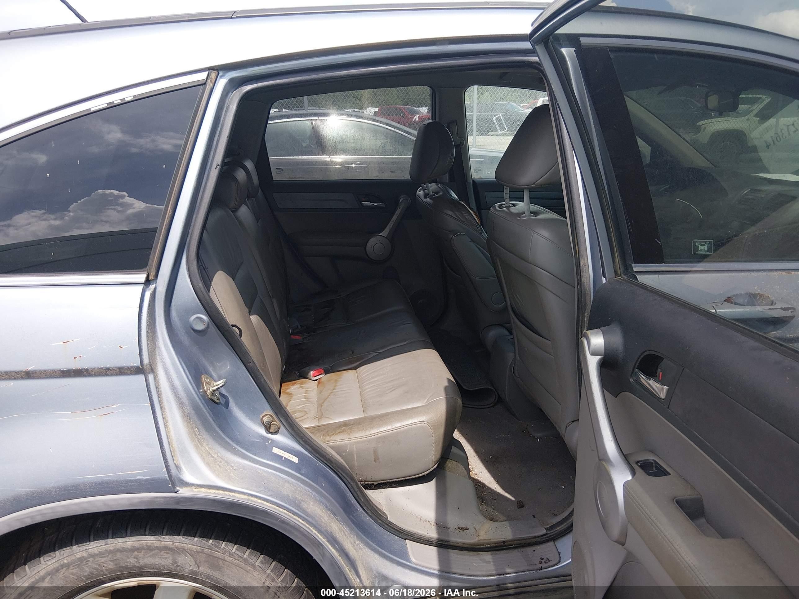 2007 Honda Cr-v Ex-l Blue vin: 5J6RE48767L011167