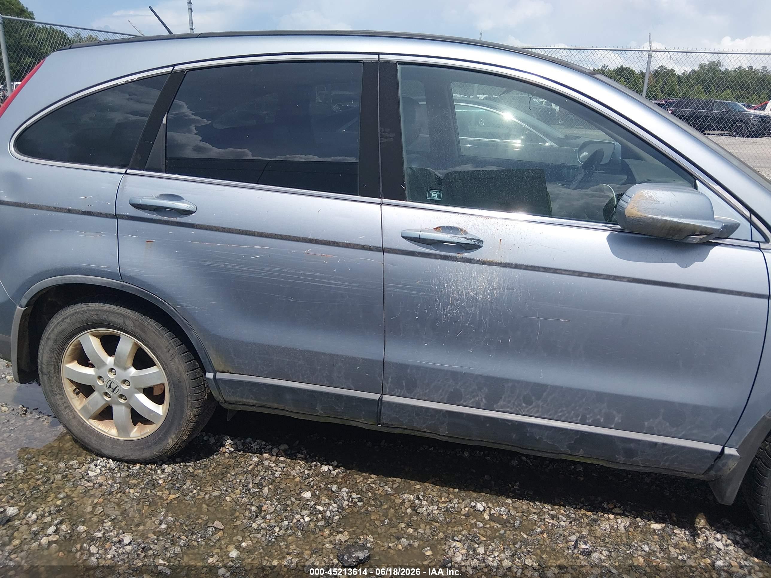 2007 Honda Cr-v Ex-l Blue vin: 5J6RE48767L011167