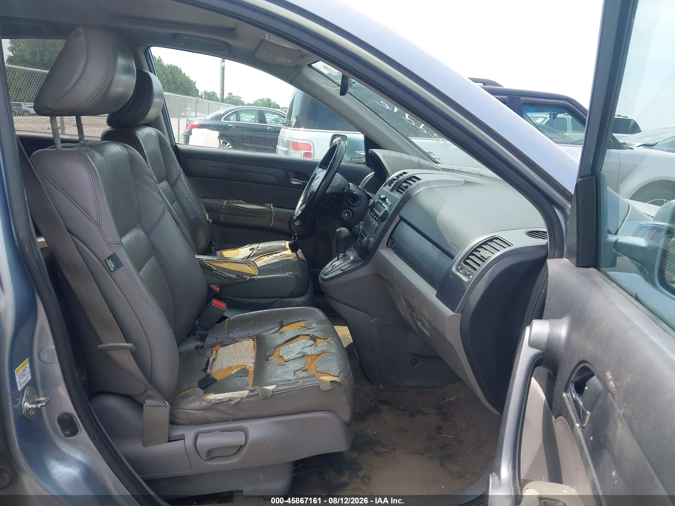 2008 Honda Cr-v Ex-l Blue vin: 5J6RE48768L009792