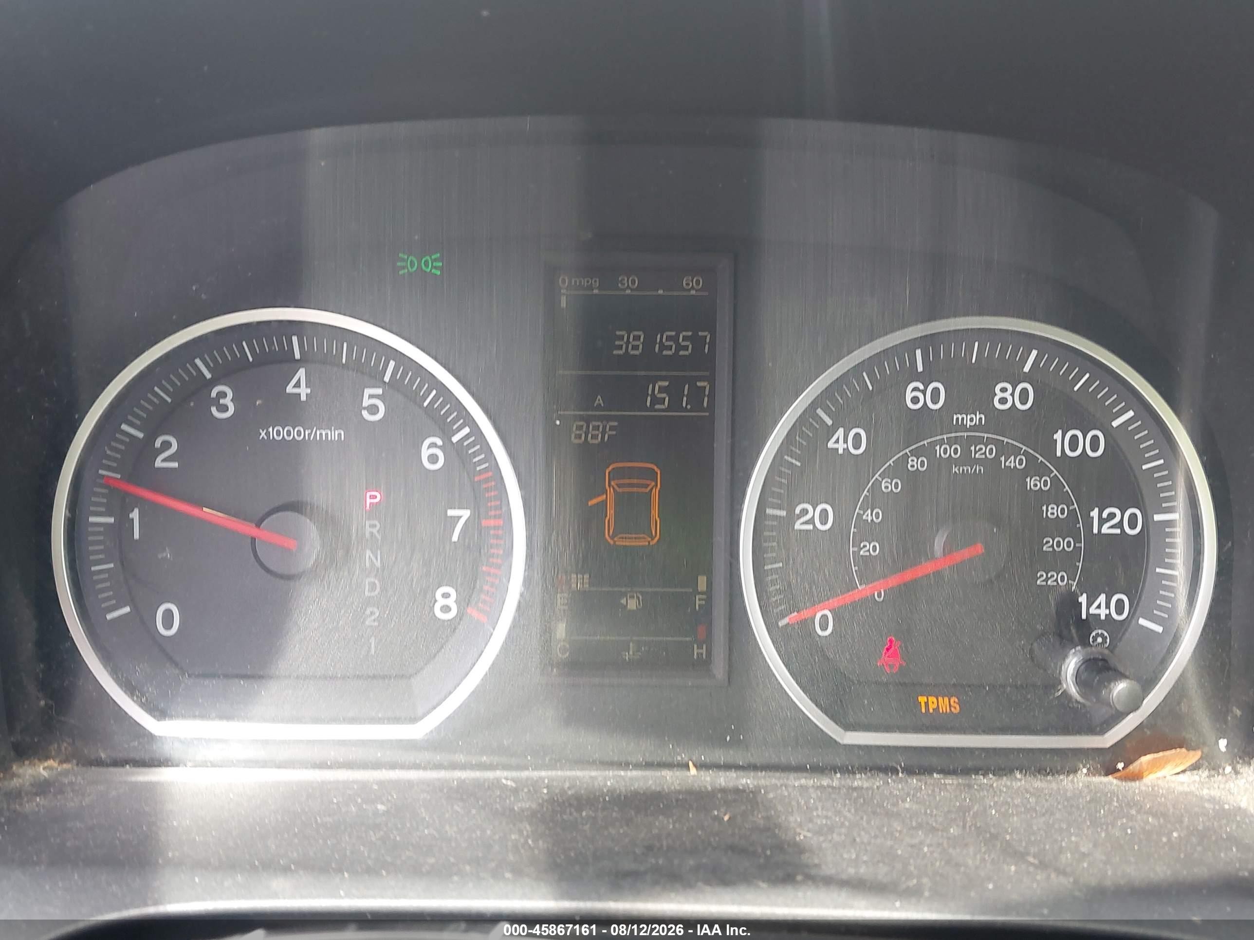 2008 Honda Cr-v Ex-l Blue vin: 5J6RE48768L009792