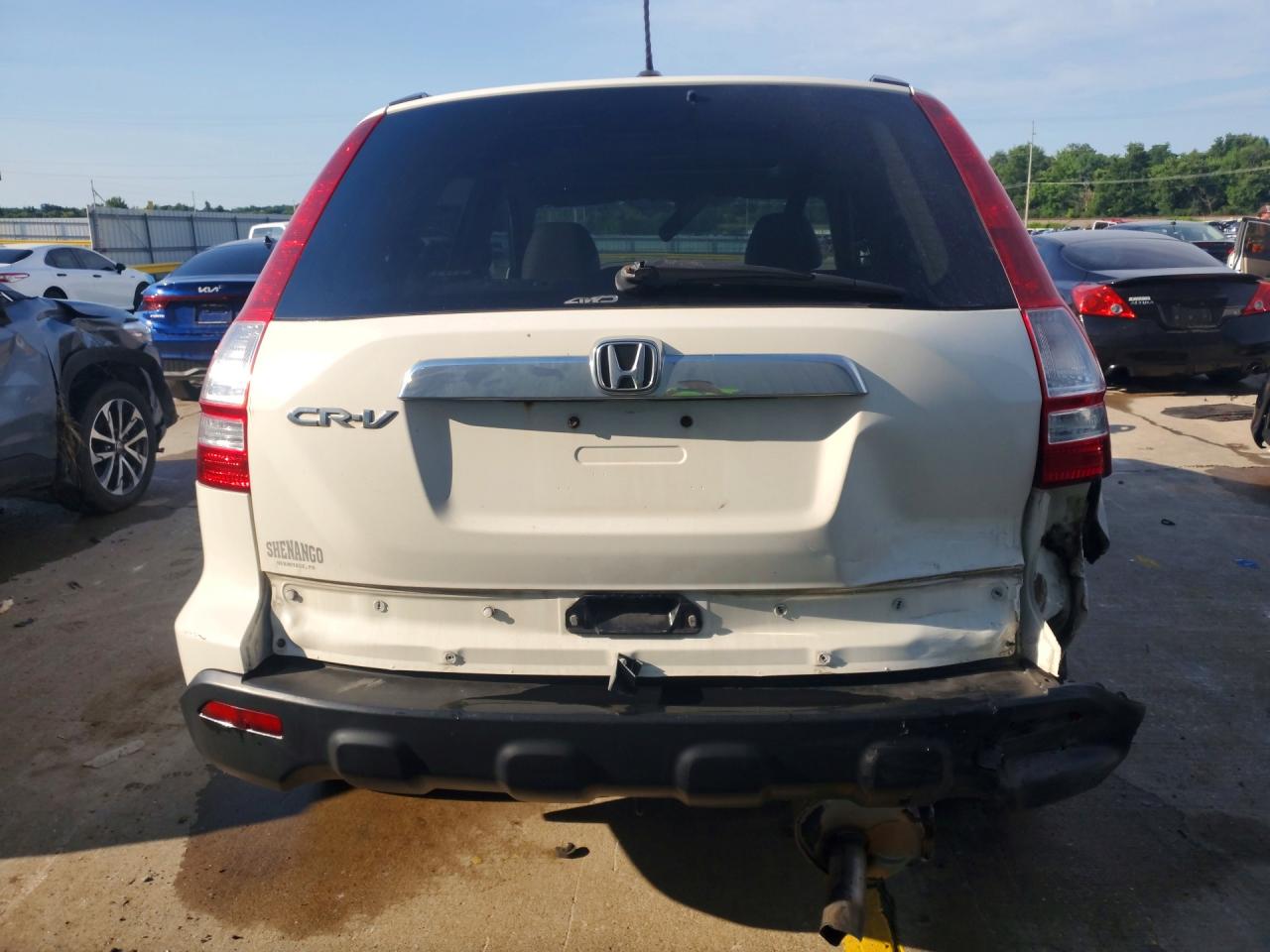 2008 Honda Cr-v Exl White vin: 5J6RE48768L022963