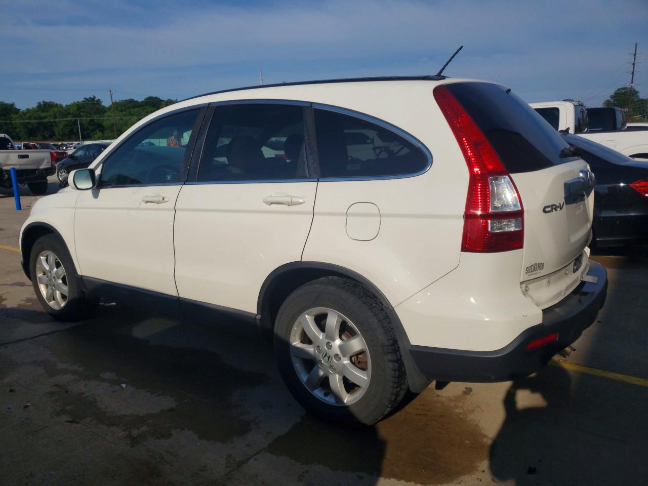 2008 Honda Cr-v Exl White vin: 5J6RE48768L022963