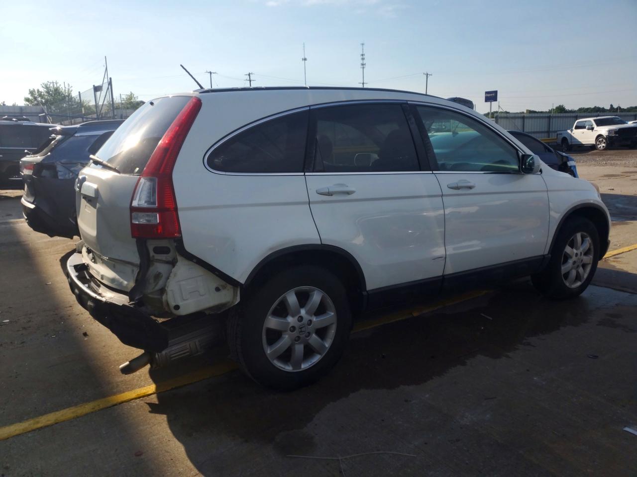 2008 Honda Cr-v Exl White vin: 5J6RE48768L022963
