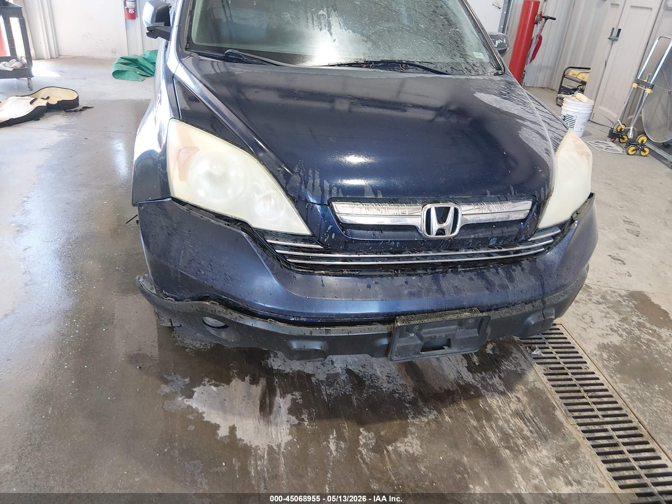 2008 Honda Cr-v Ex-l Blue vin: 5J6RE48768L024776