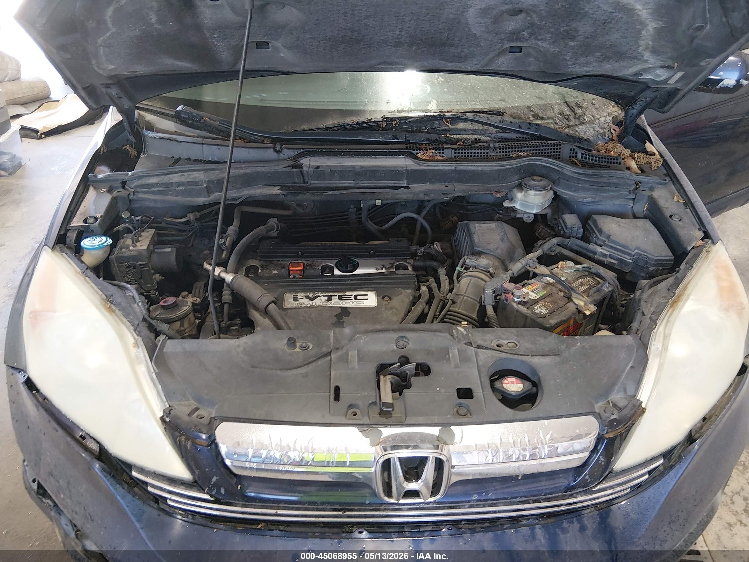 2008 Honda Cr-v Ex-l Blue vin: 5J6RE48768L024776