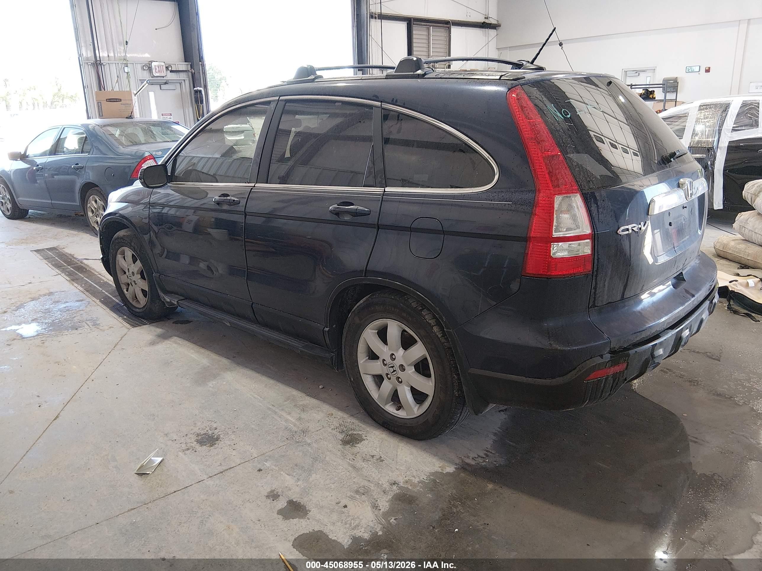 2008 Honda Cr-v Ex-l Blue vin: 5J6RE48768L024776