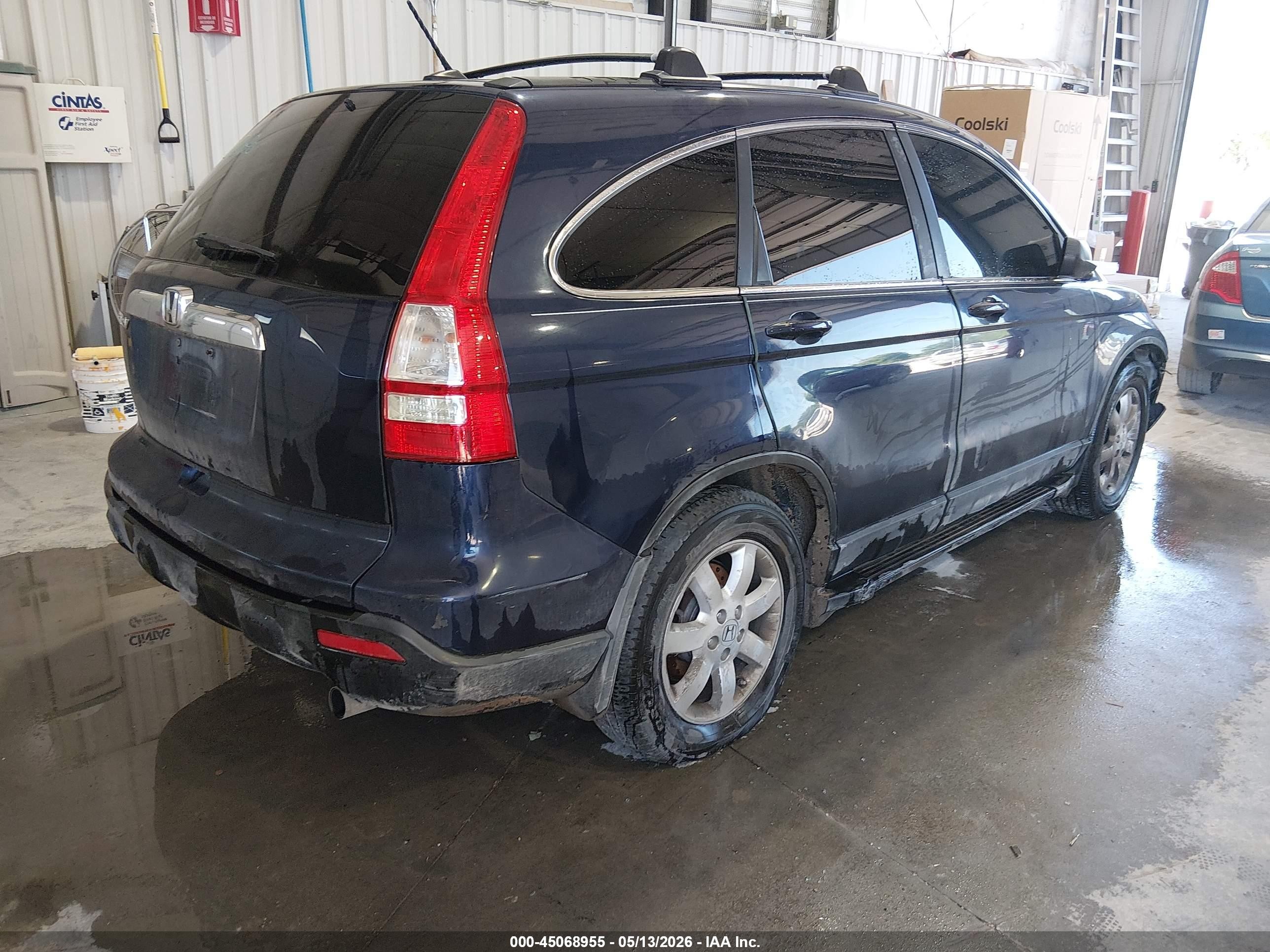2008 Honda Cr-v Ex-l Blue vin: 5J6RE48768L024776