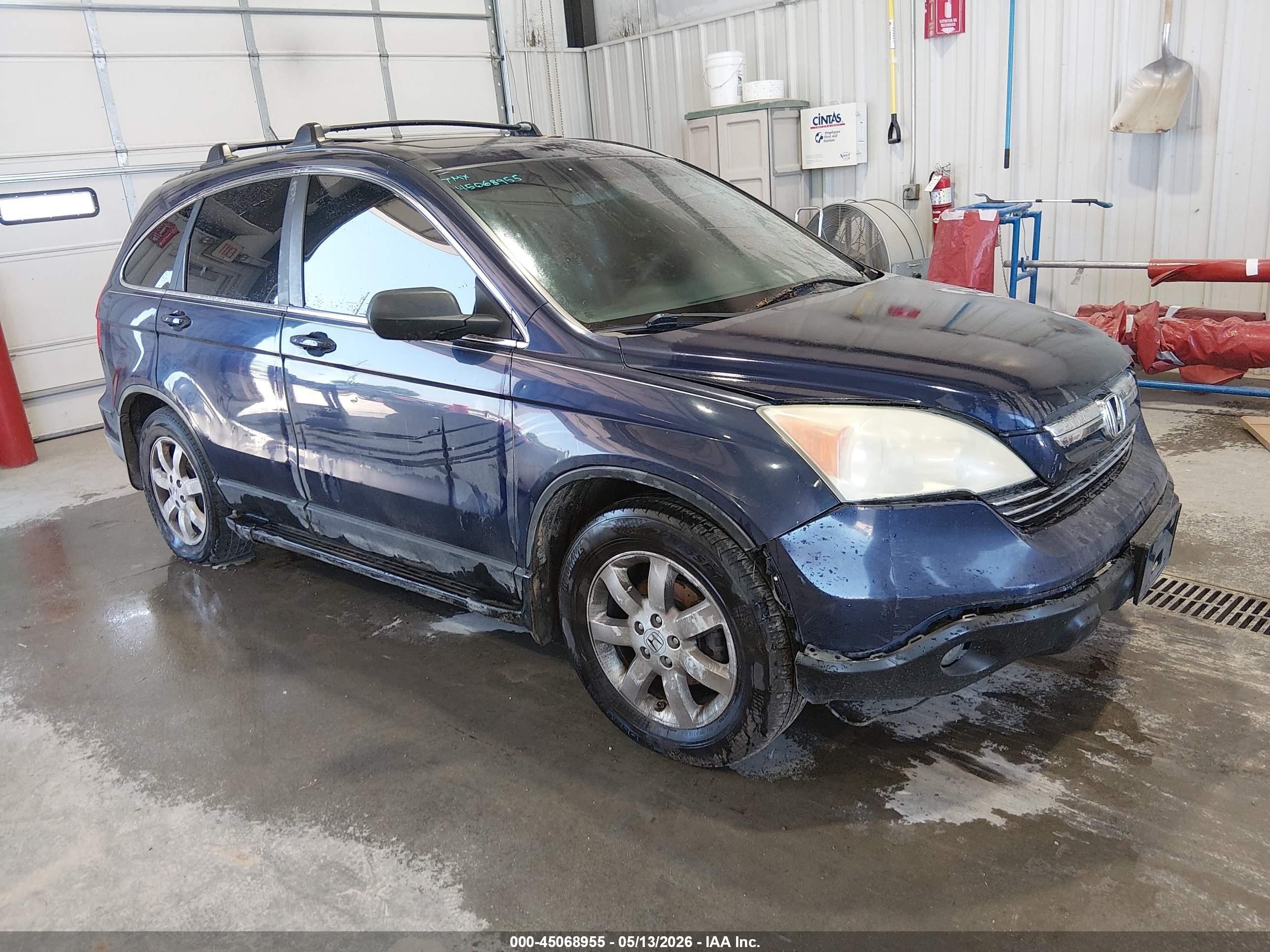 2008 Honda Cr-v Ex-l Blue vin: 5J6RE48768L024776
