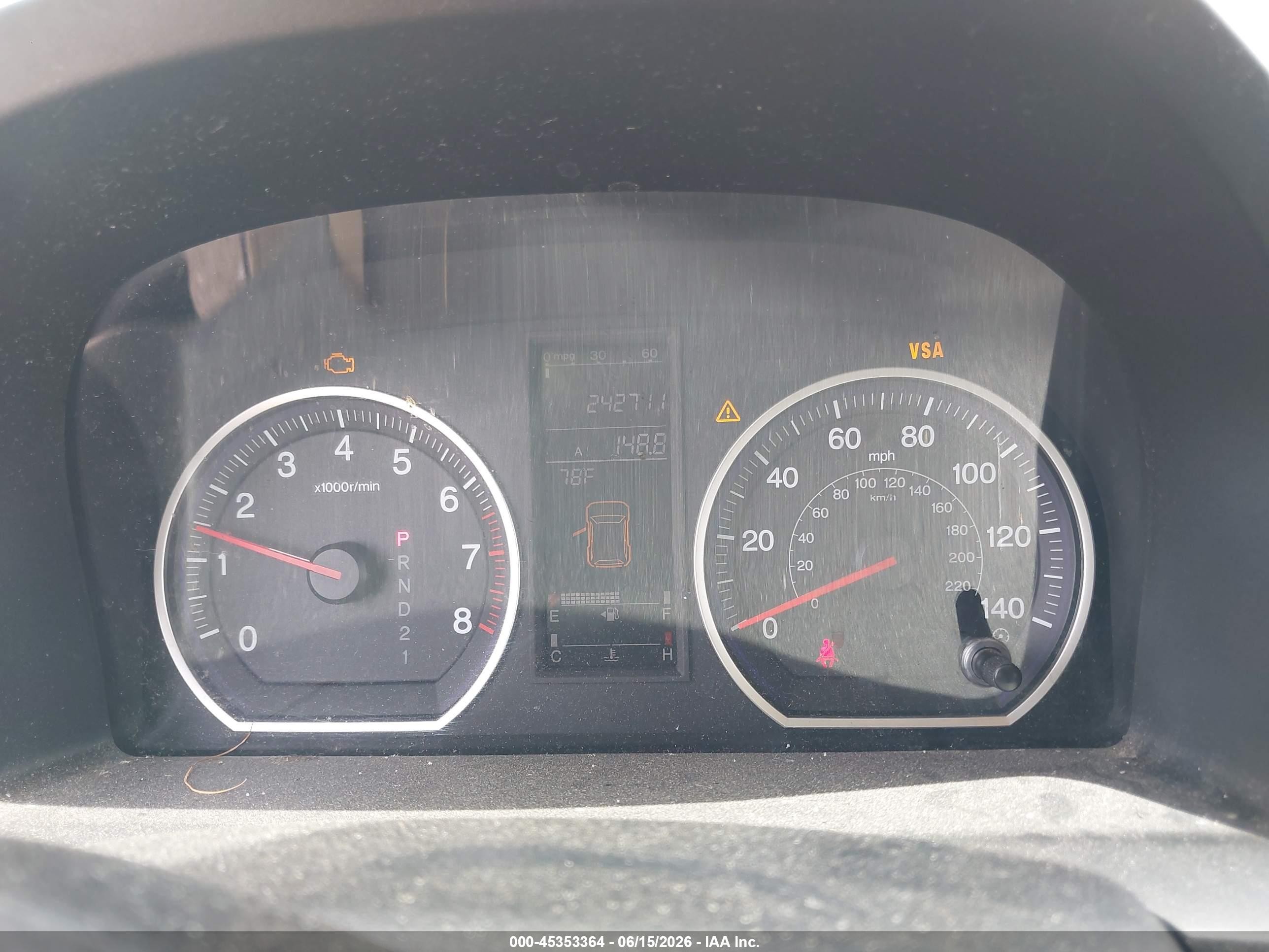 2008 Honda Cr-v Ex-l Золотой vin: 5J6RE48768L041559
