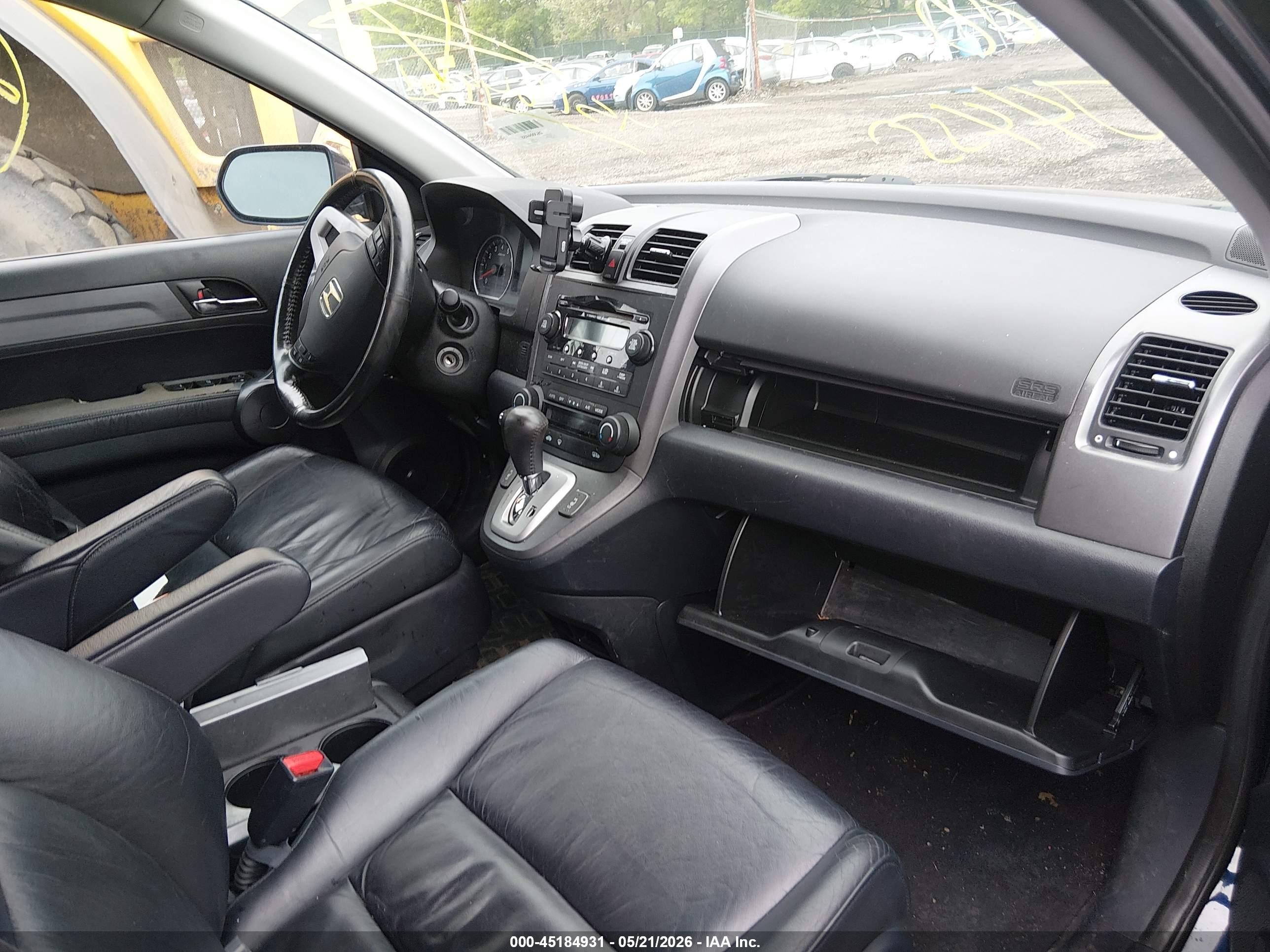 2008 Honda Cr-v Ex-l Blue vin: 5J6RE48768L045241