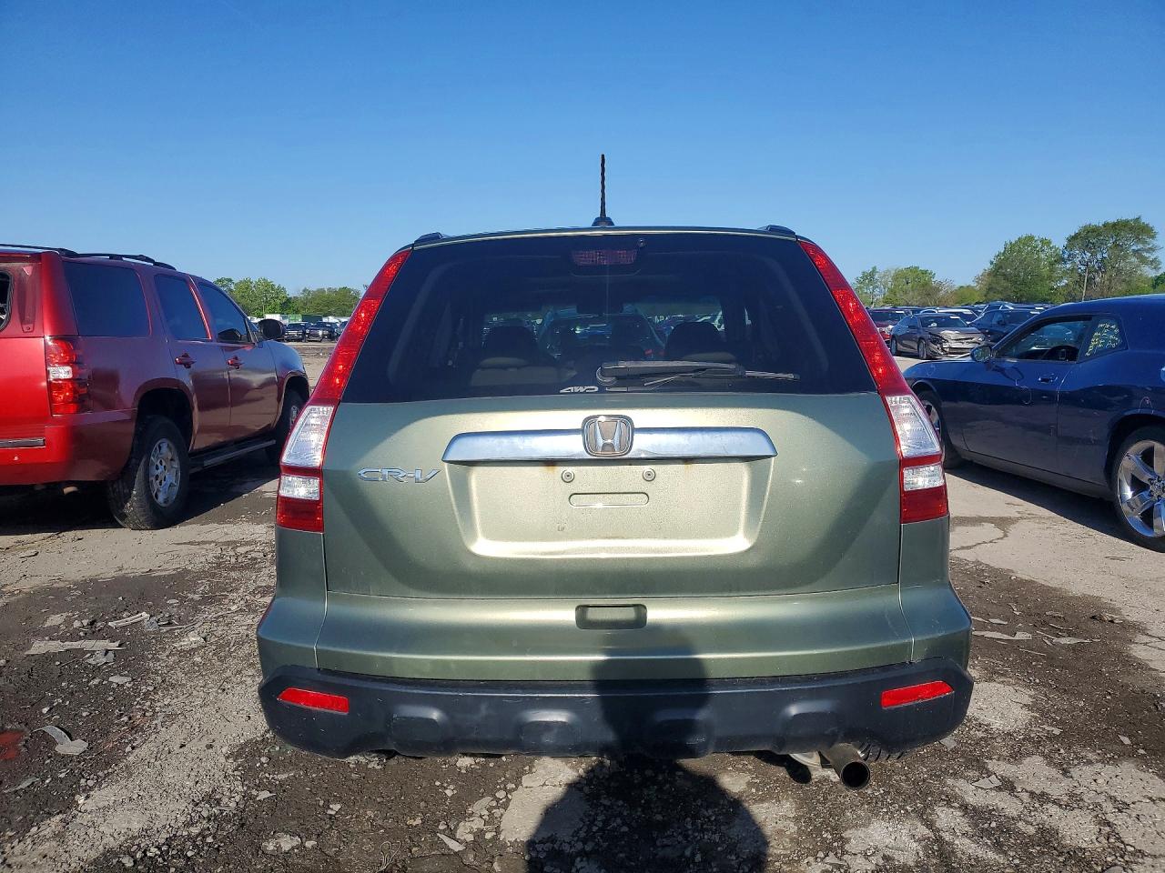 2008 Honda Cr-v Exl Green vin: 5J6RE48768L048723