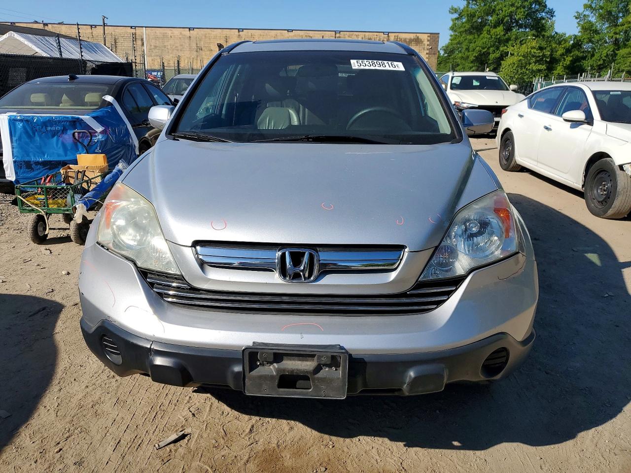 2009 Honda Cr-v Exl Silver vin: 5J6RE48769L024200