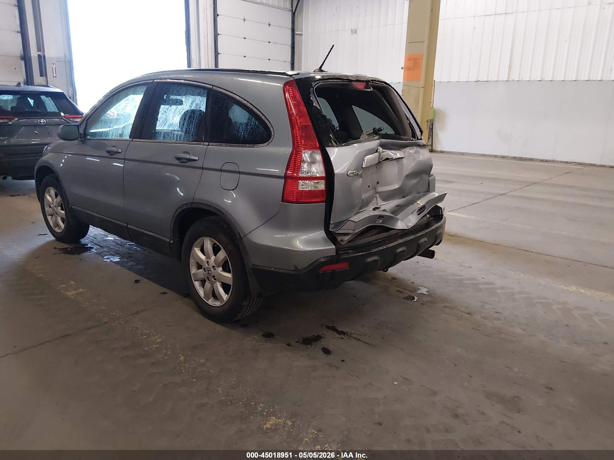 2009 Honda Cr-v Ex-l Light Blue vin: 5J6RE48769L036430