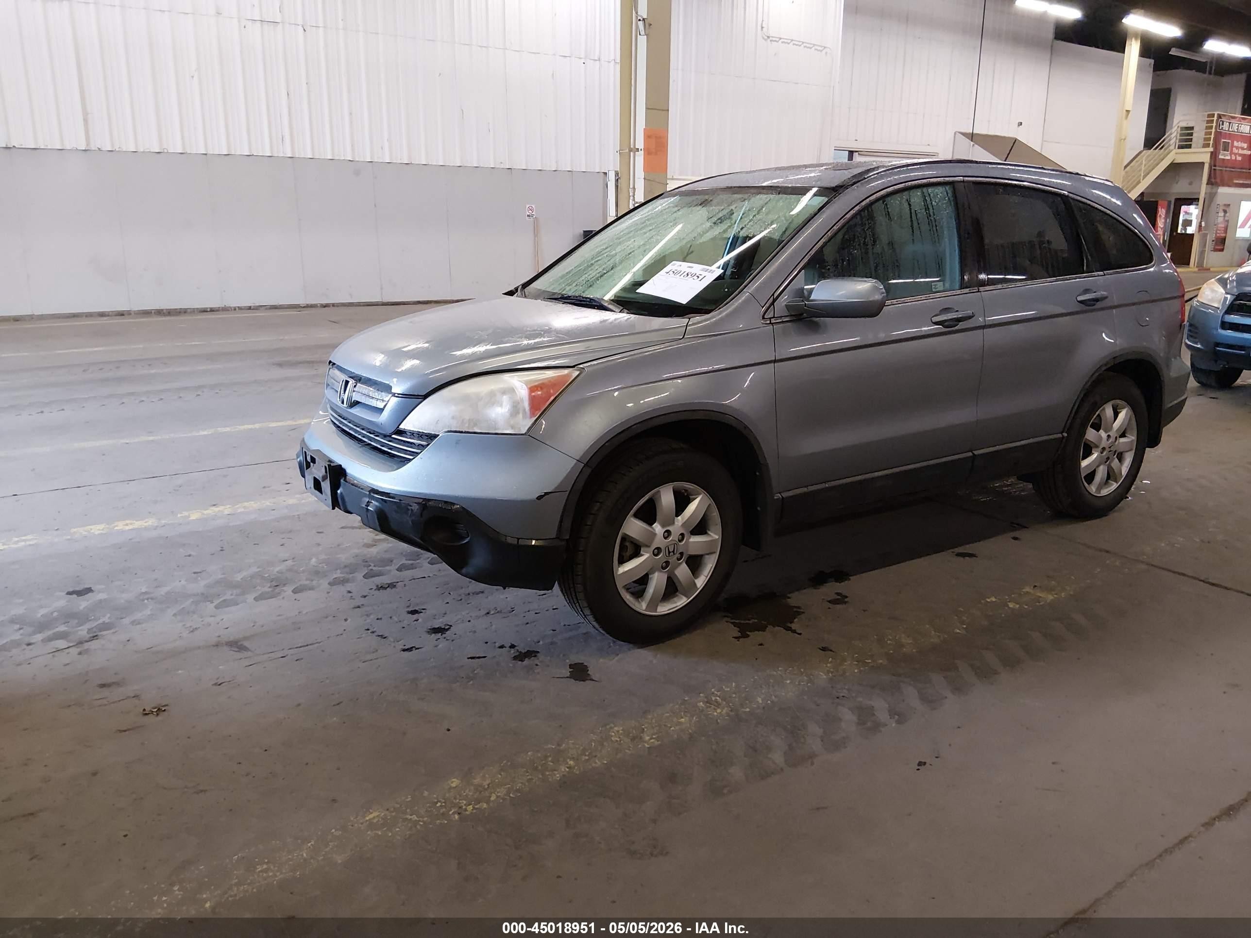 2009 Honda Cr-v Ex-l Light Blue vin: 5J6RE48769L036430