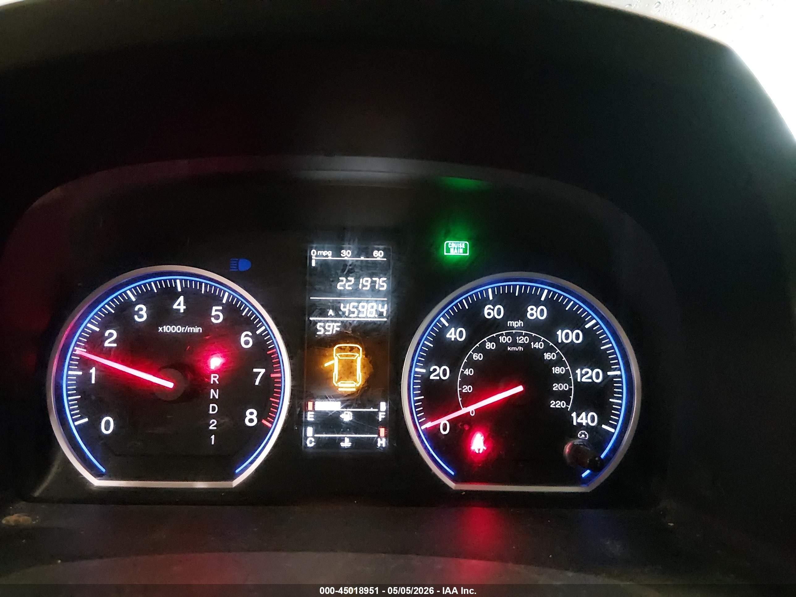 2009 Honda Cr-v Ex-l Light Blue vin: 5J6RE48769L036430