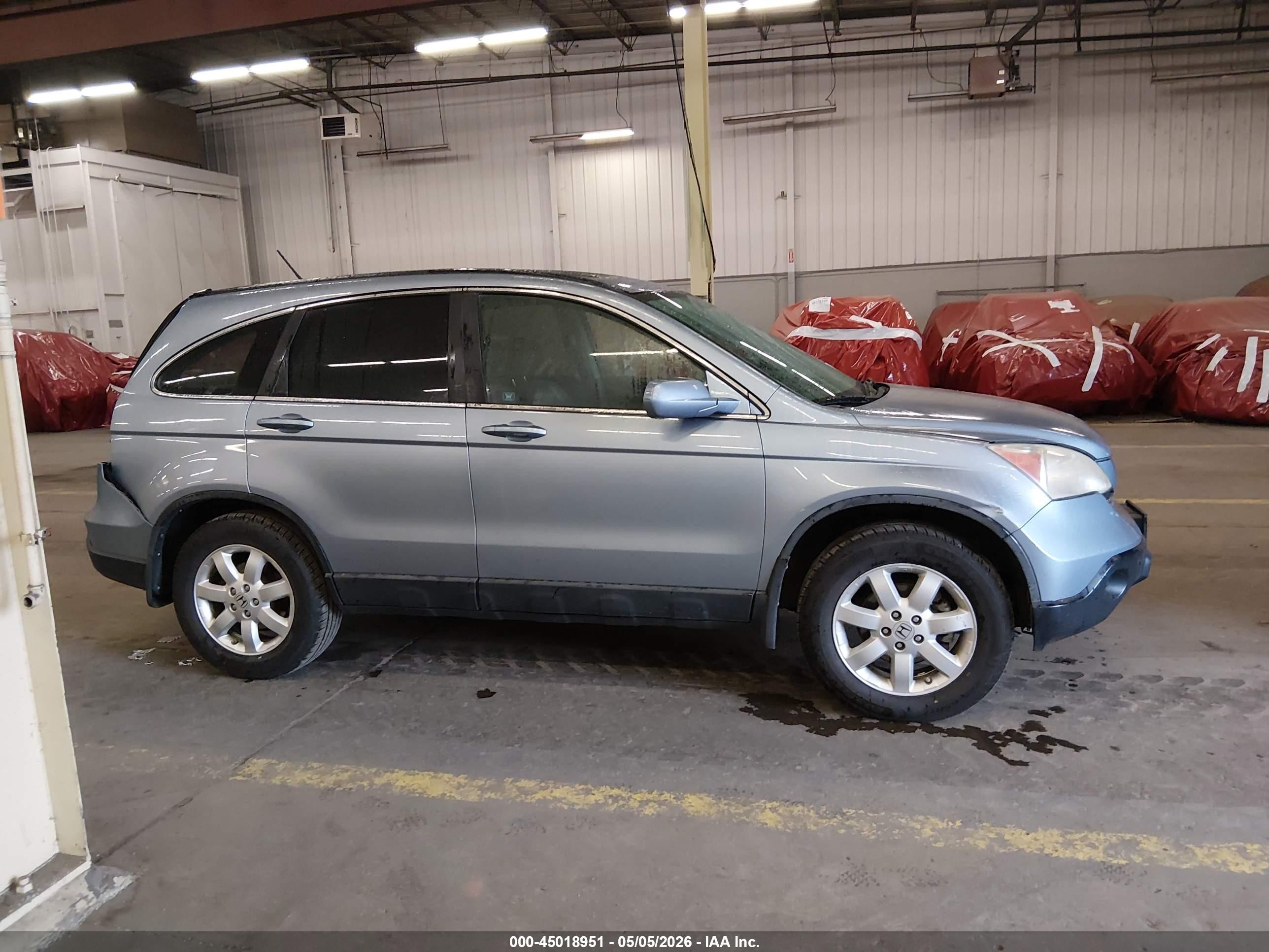 2009 Honda Cr-v Ex-l Light Blue vin: 5J6RE48769L036430