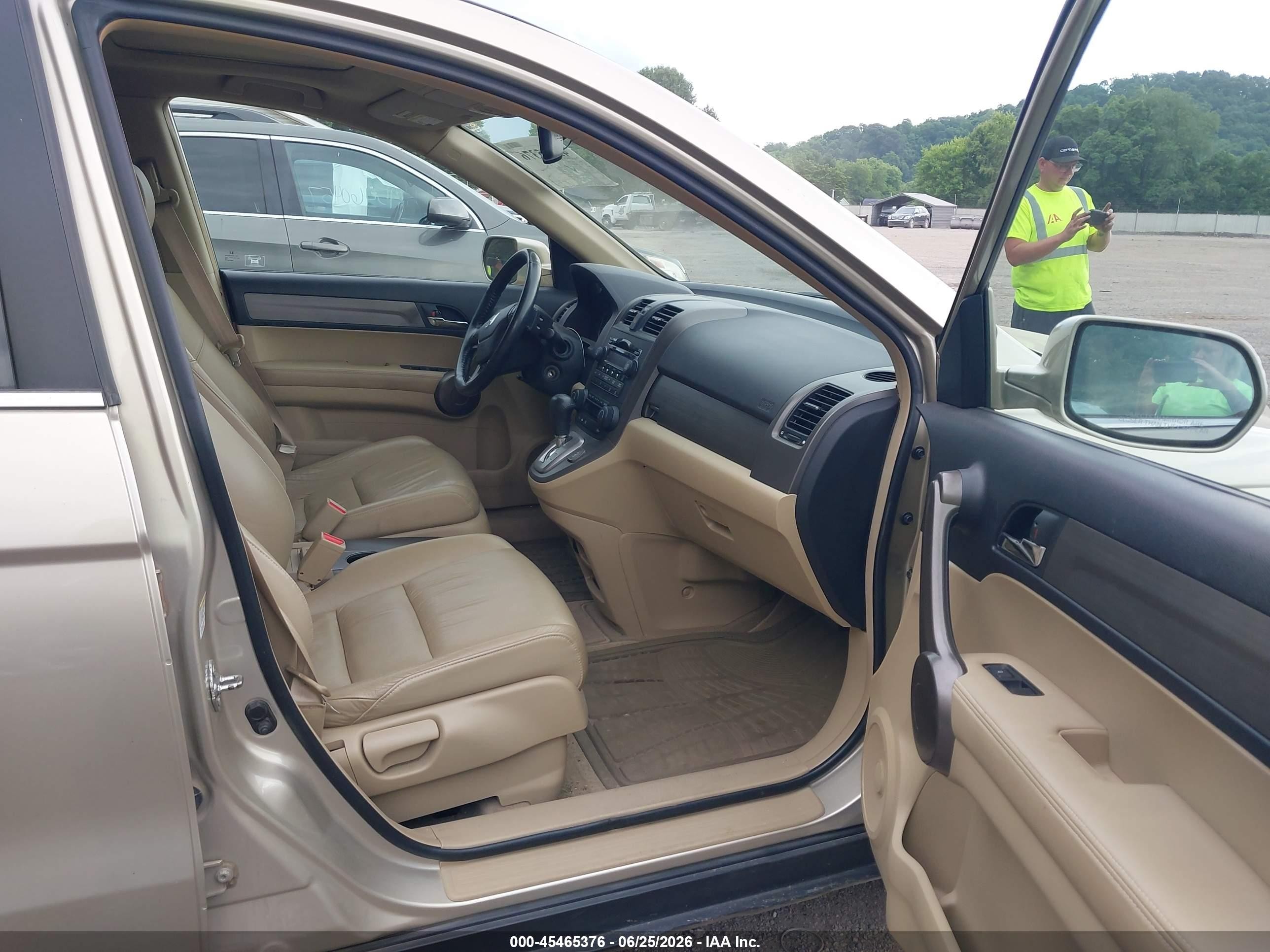 2009 Honda Cr-v Ex-l Champagne vin: 5J6RE48769L036878