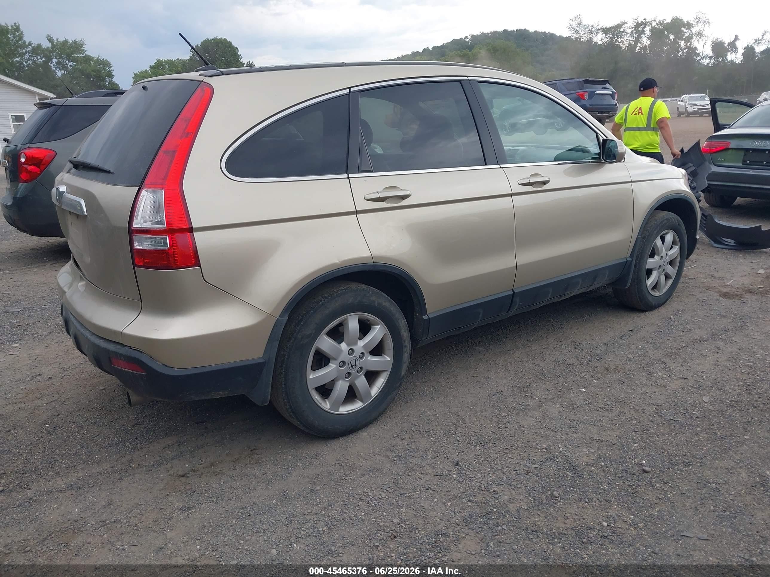 2009 Honda Cr-v Ex-l Champagne vin: 5J6RE48769L036878