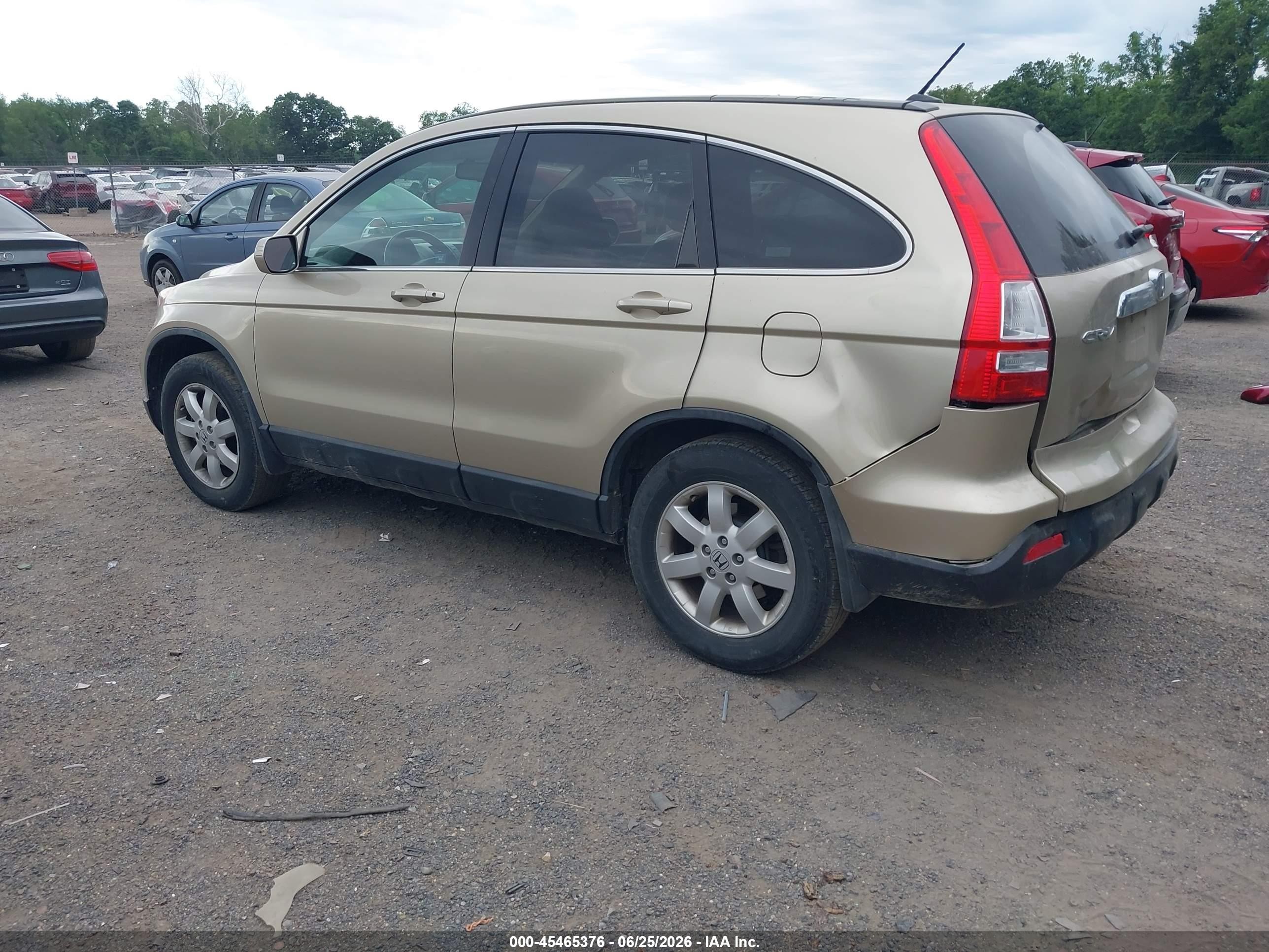 2009 Honda Cr-v Ex-l Champagne vin: 5J6RE48769L036878