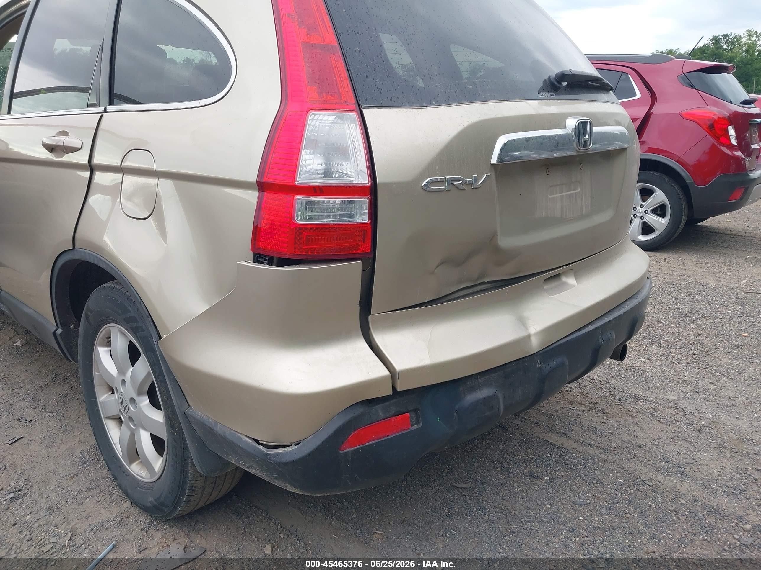 2009 Honda Cr-v Ex-l Champagne vin: 5J6RE48769L036878