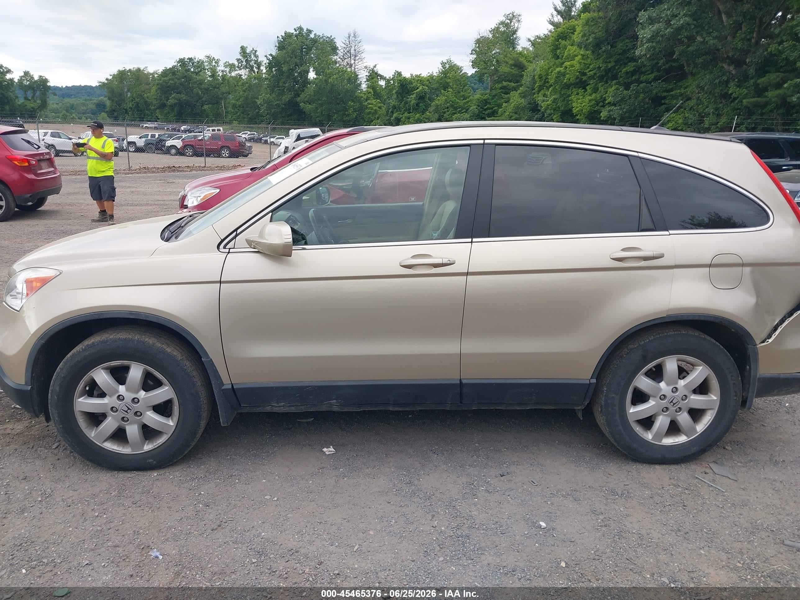 2009 Honda Cr-v Ex-l Champagne vin: 5J6RE48769L036878