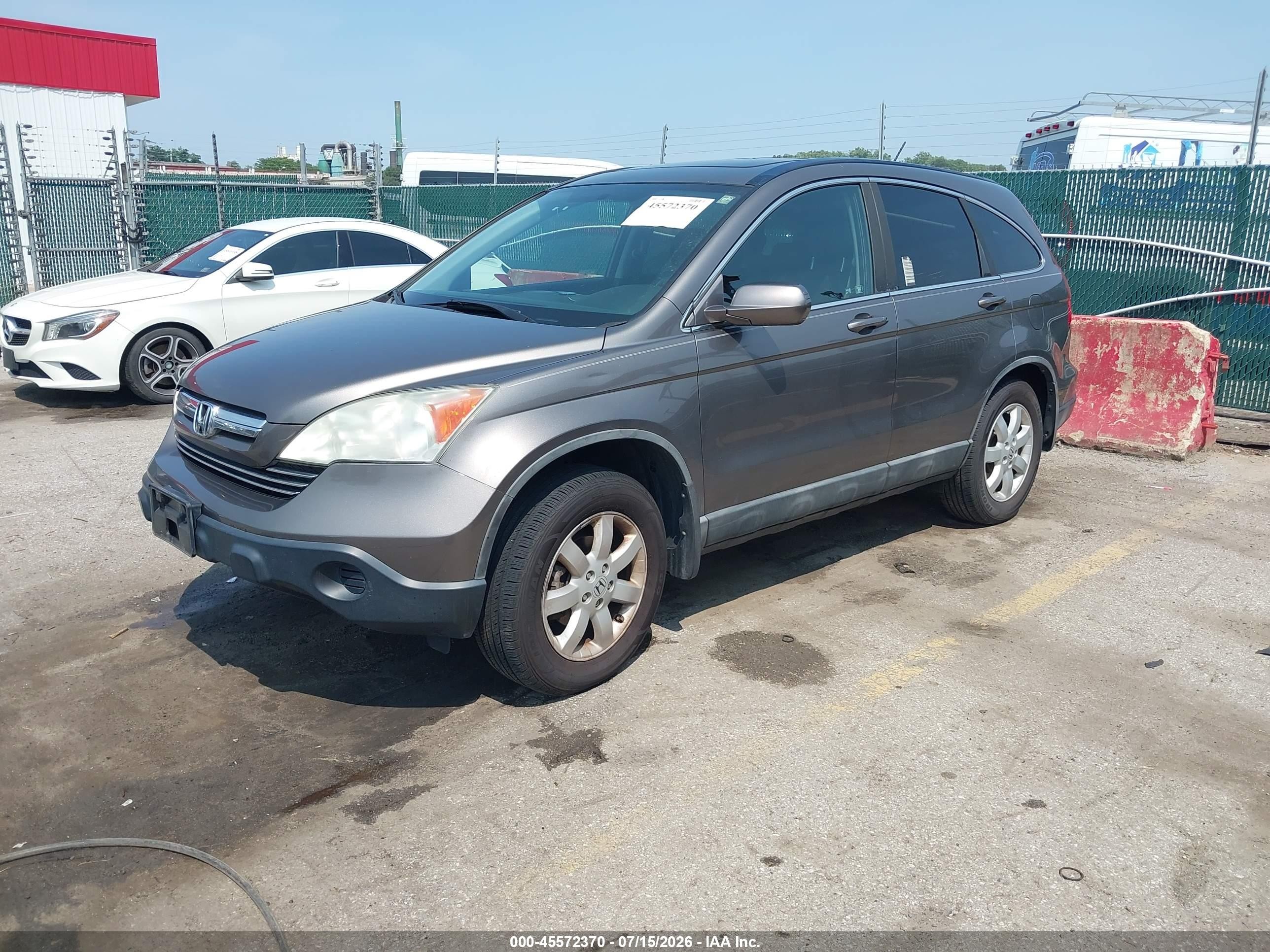 2009 Honda Cr-v Ex-l Коричневый vin: 5J6RE48769L039294