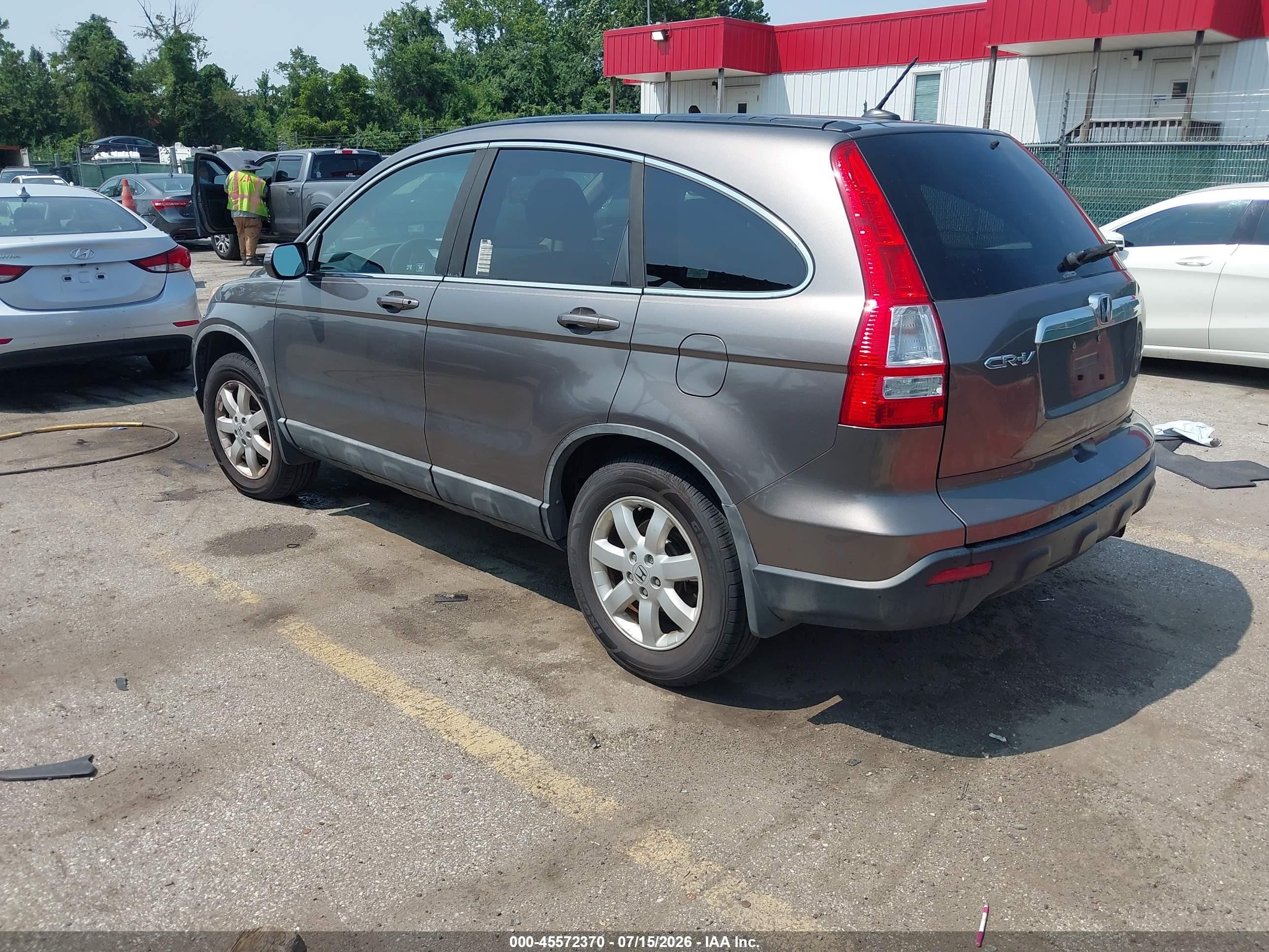 2009 Honda Cr-v Ex-l Коричневый vin: 5J6RE48769L039294