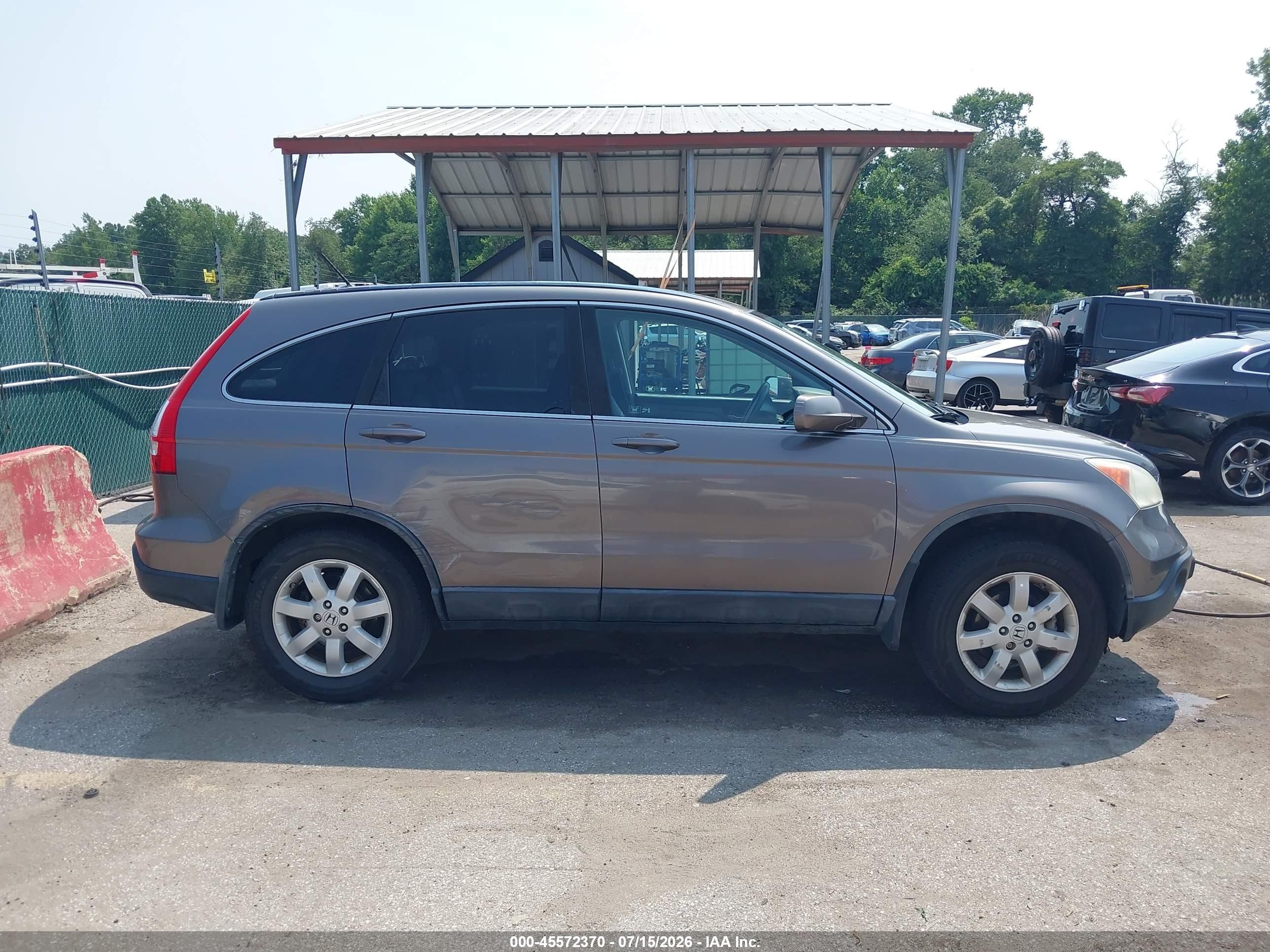 2009 Honda Cr-v Ex-l Коричневый vin: 5J6RE48769L039294