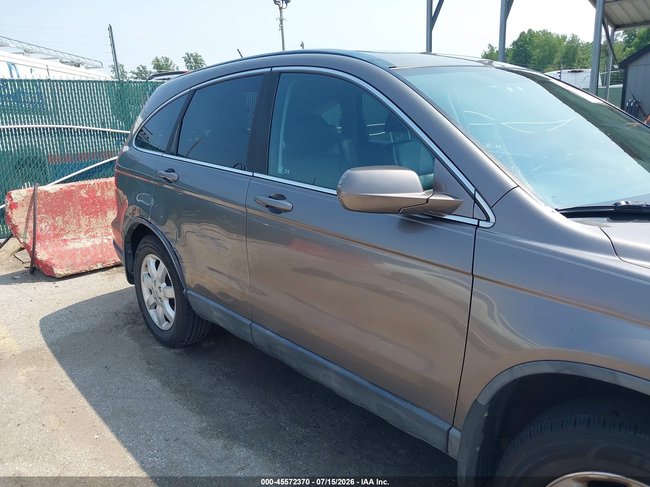2009 Honda Cr-v Ex-l Коричневый vin: 5J6RE48769L039294