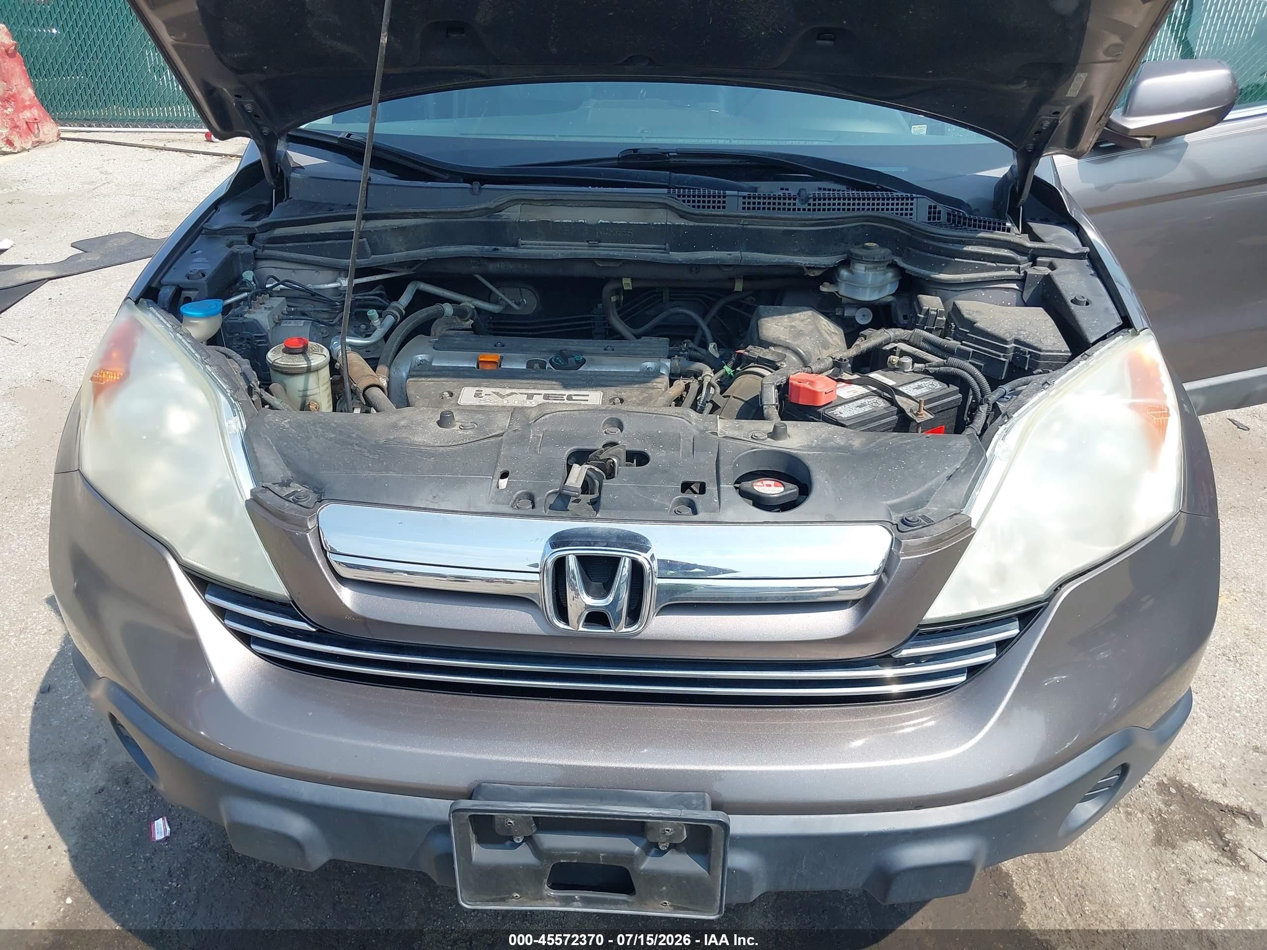 2009 Honda Cr-v Ex-l Коричневый vin: 5J6RE48769L039294