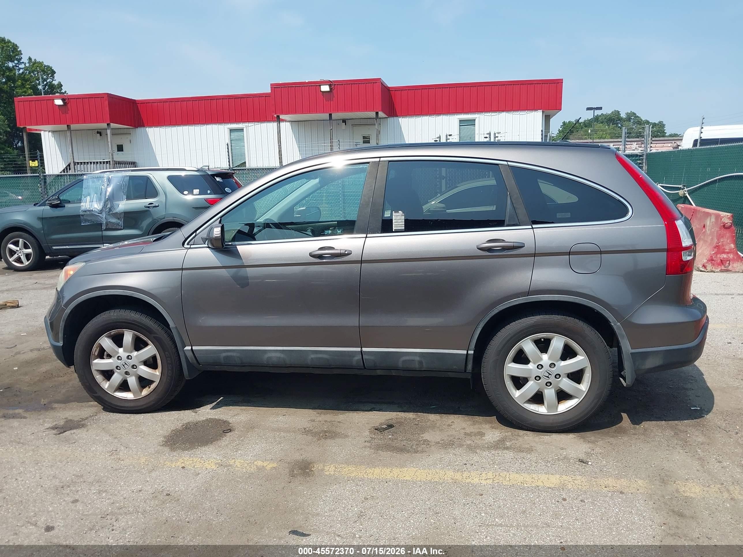 2009 Honda Cr-v Ex-l Коричневый vin: 5J6RE48769L039294