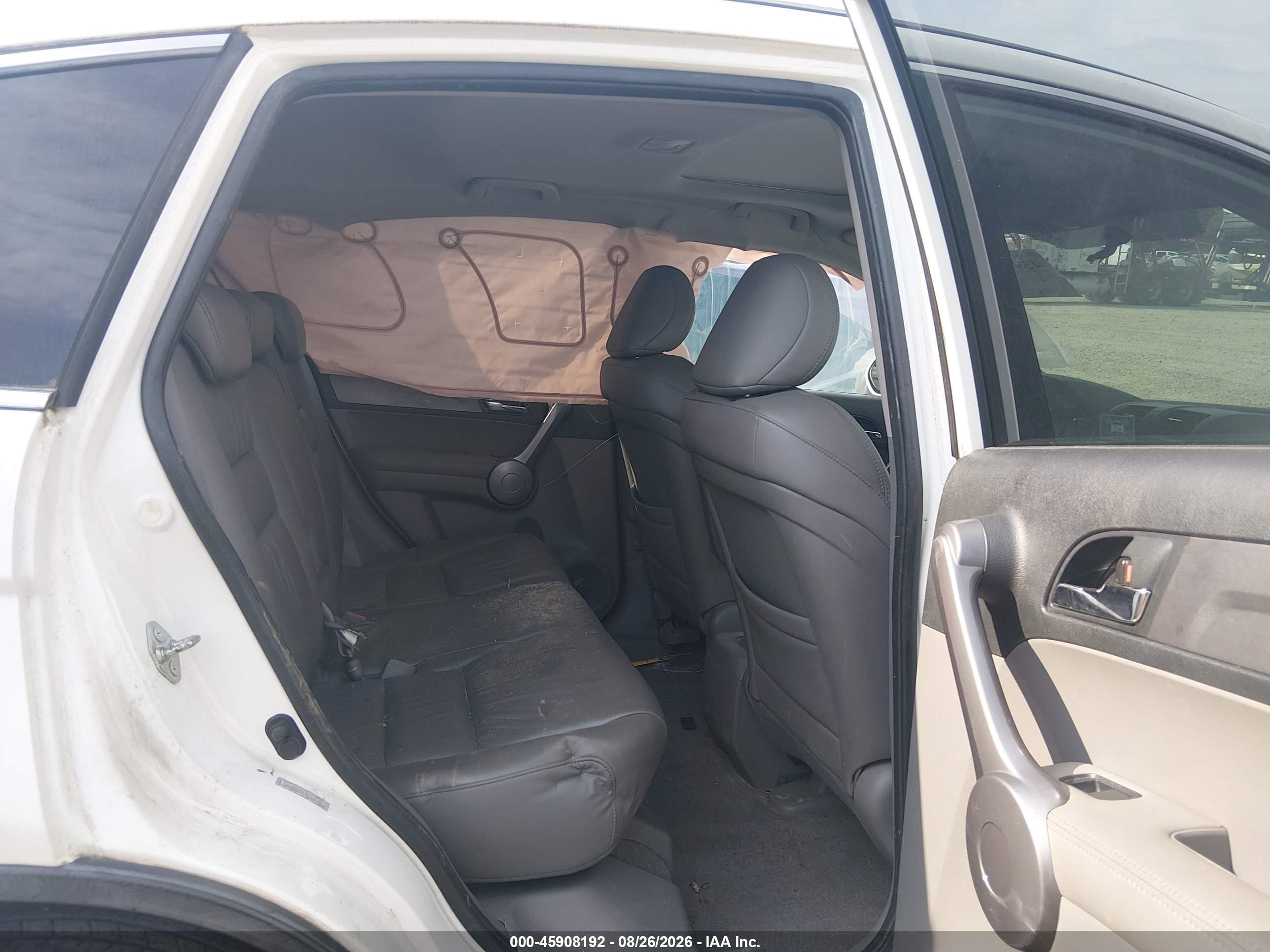 2009 Honda Cr-v Ex-l White vin: 5J6RE48769L058735