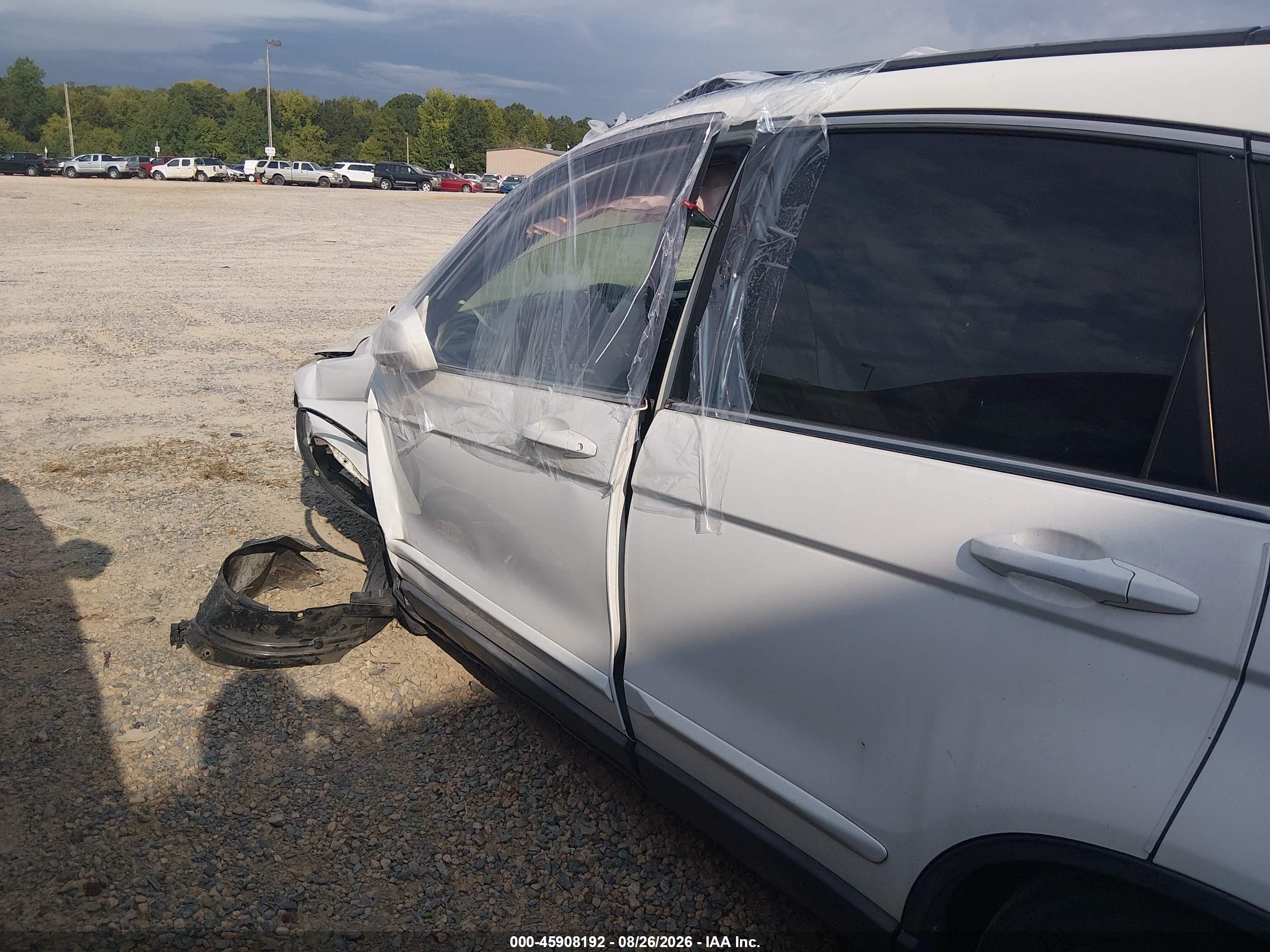 2009 Honda Cr-v Ex-l White vin: 5J6RE48769L058735