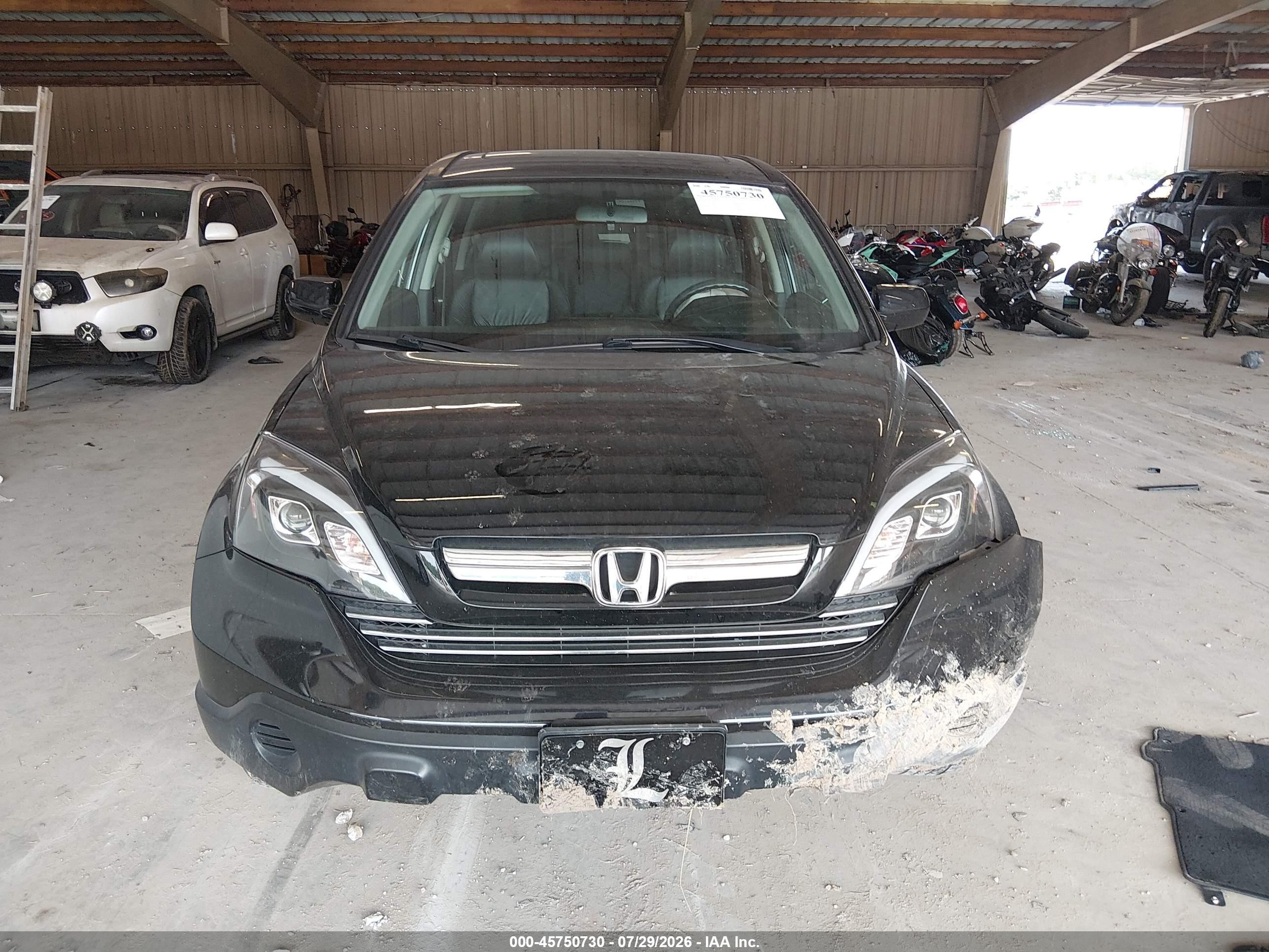 2009 Honda Cr-v Ex-l Black vin: 5J6RE48769L066463