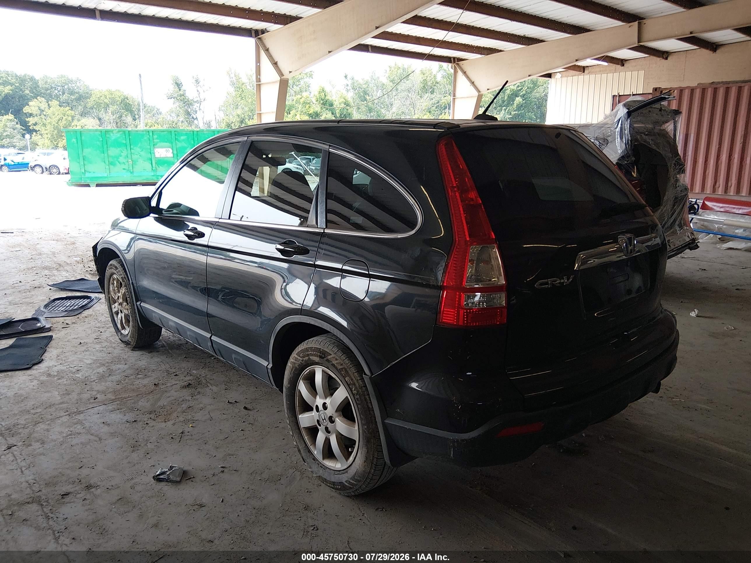 2009 Honda Cr-v Ex-l Black vin: 5J6RE48769L066463