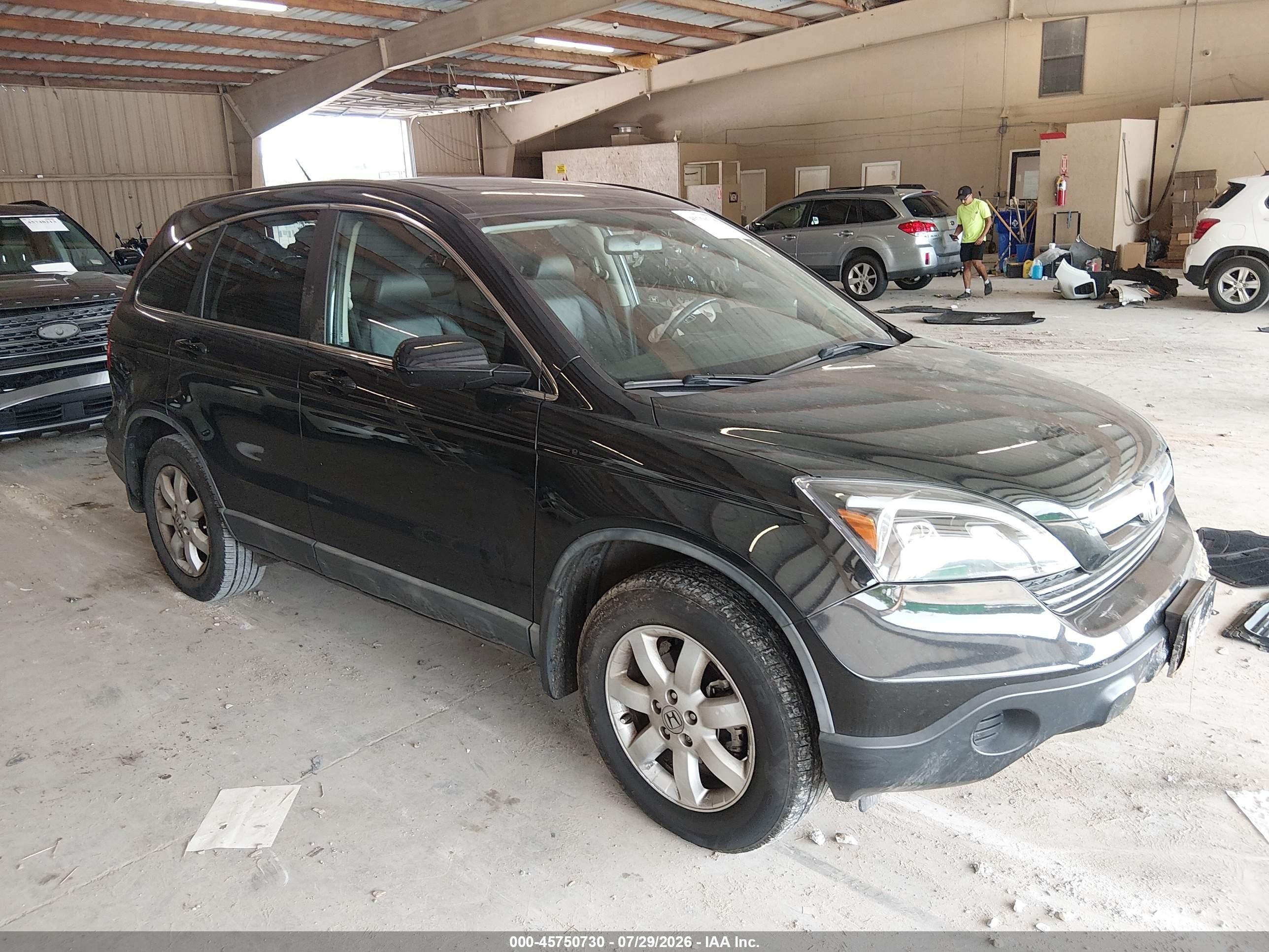 2009 Honda Cr-v Ex-l Black vin: 5J6RE48769L066463