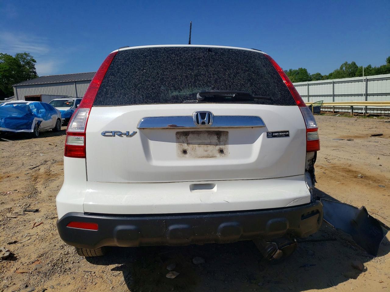 2007 Honda Cr-v Exl White vin: 5J6RE48777L010948