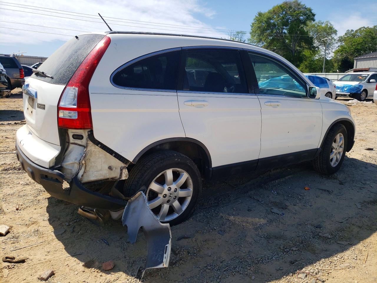 2007 Honda Cr-v Exl White vin: 5J6RE48777L010948